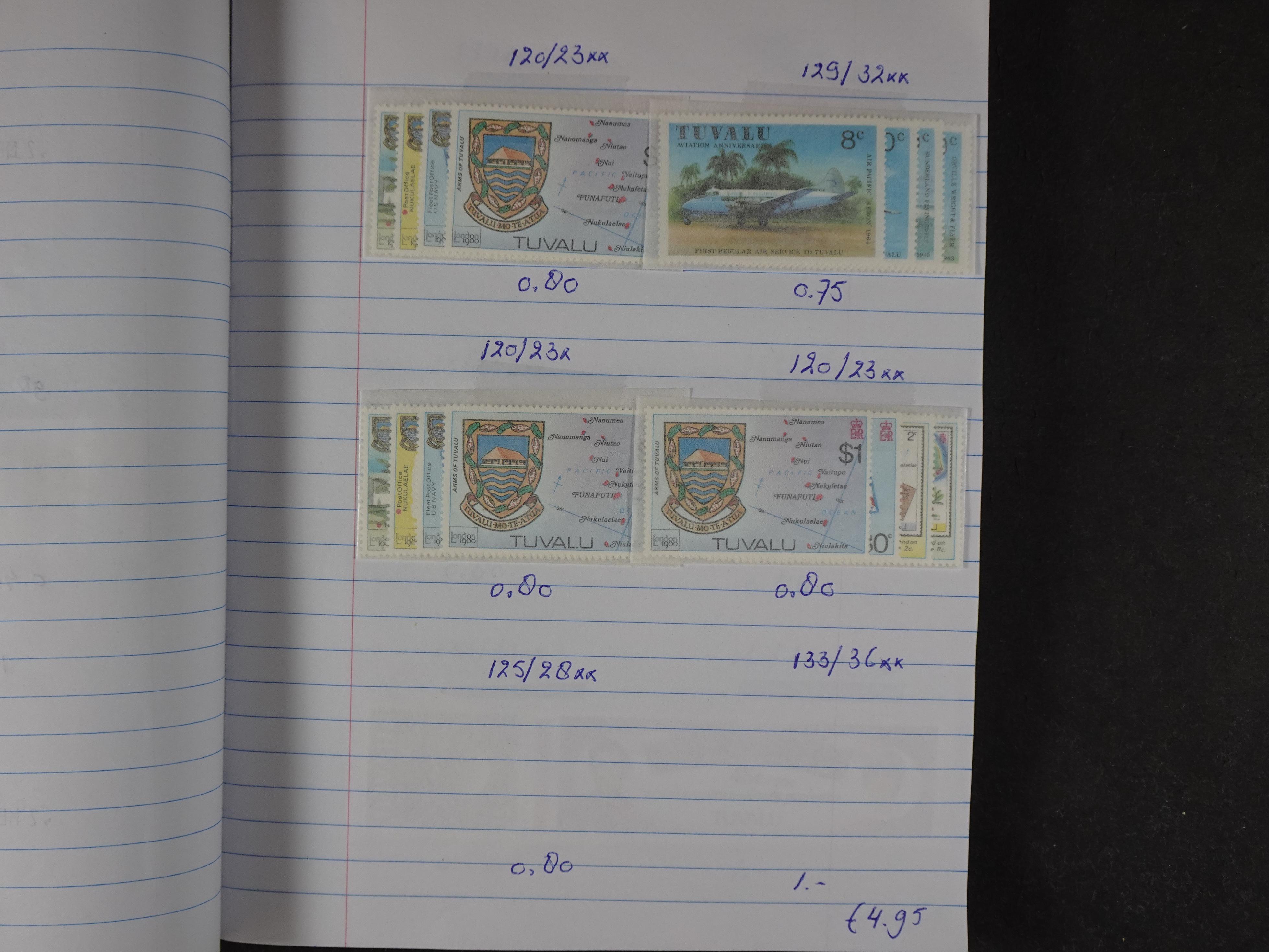 Mooie partij gelopen Rondzendboekjes.
Veel postfris.
Enorme restwaarde 232