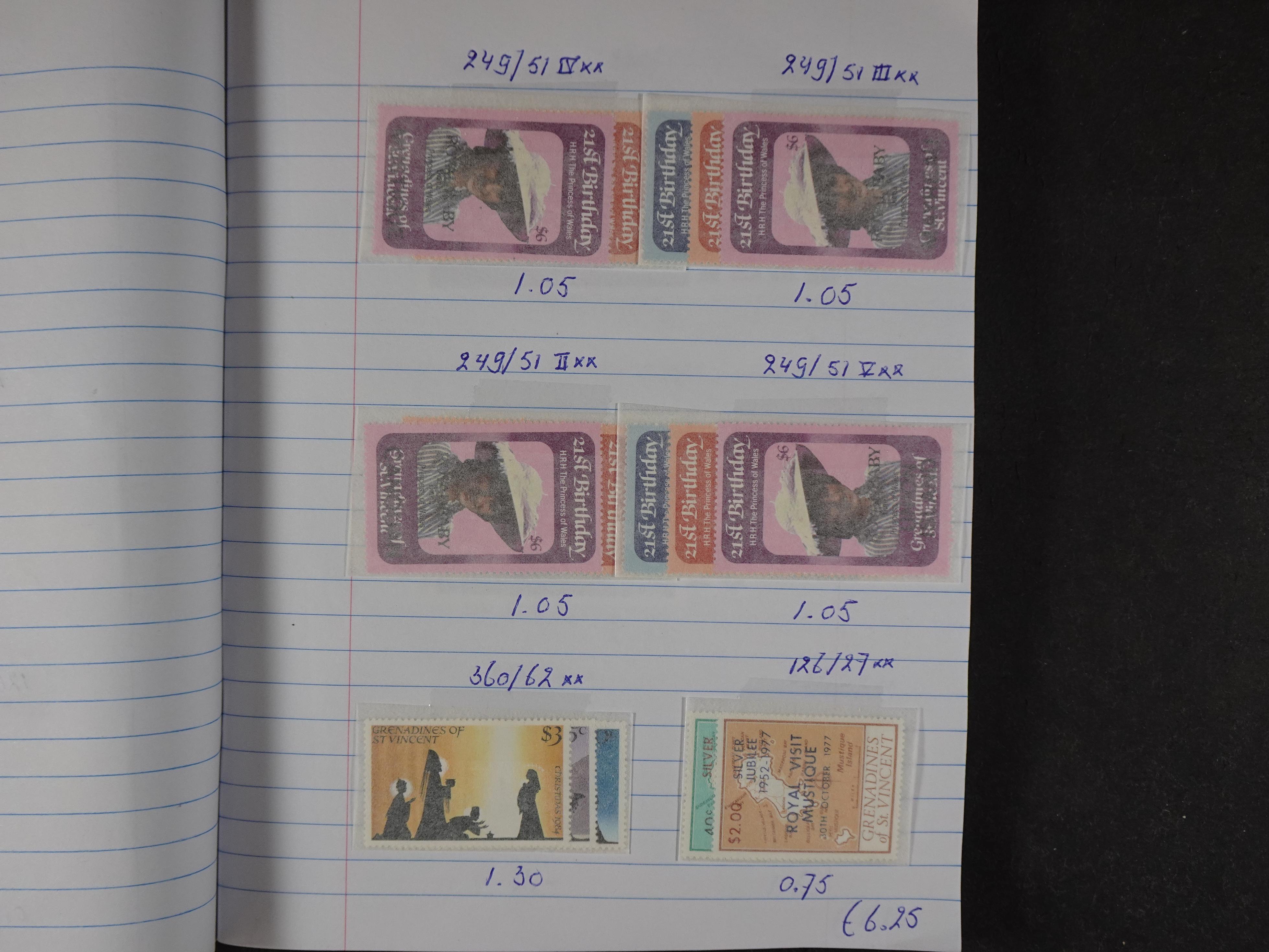 Mooie partij gelopen Rondzendboekjes.
Veel postfris.
Enorme restwaarde 235