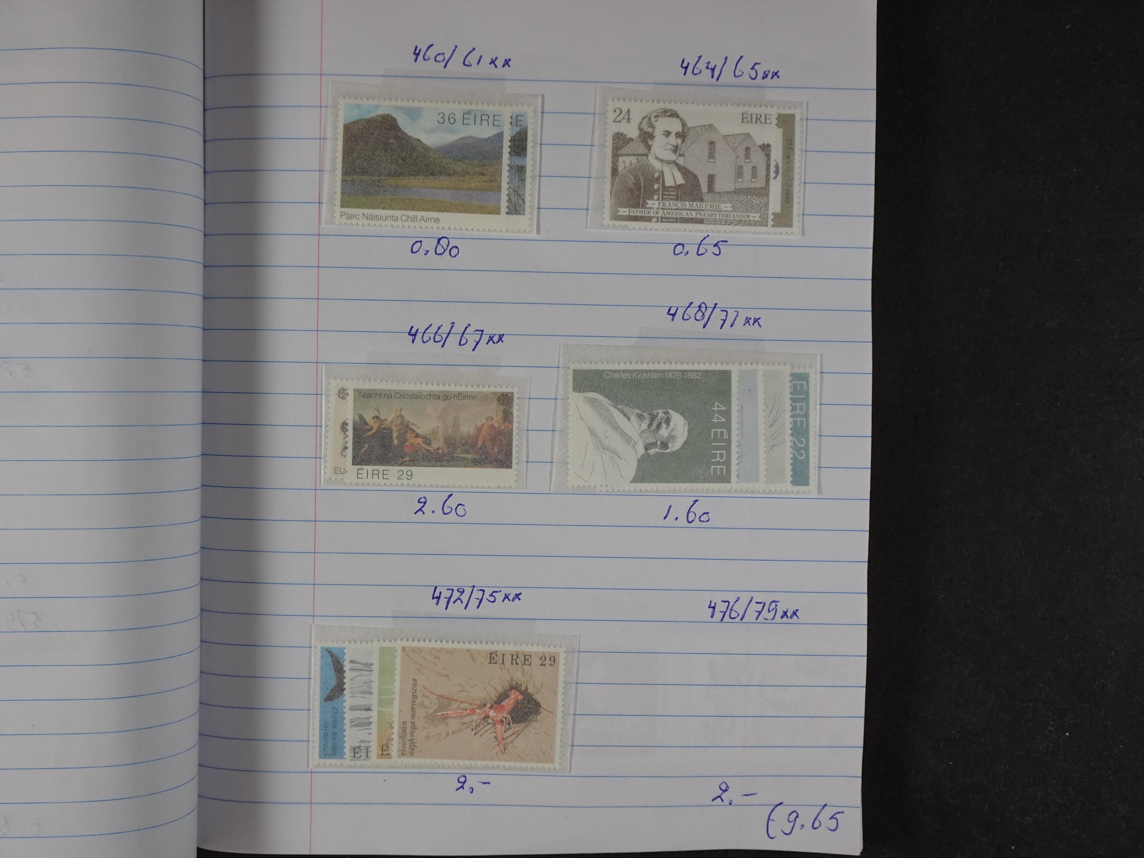 Mooie partij gelopen Rondzendboekjes.
Veel postfris.
Enorme restwaarde 239