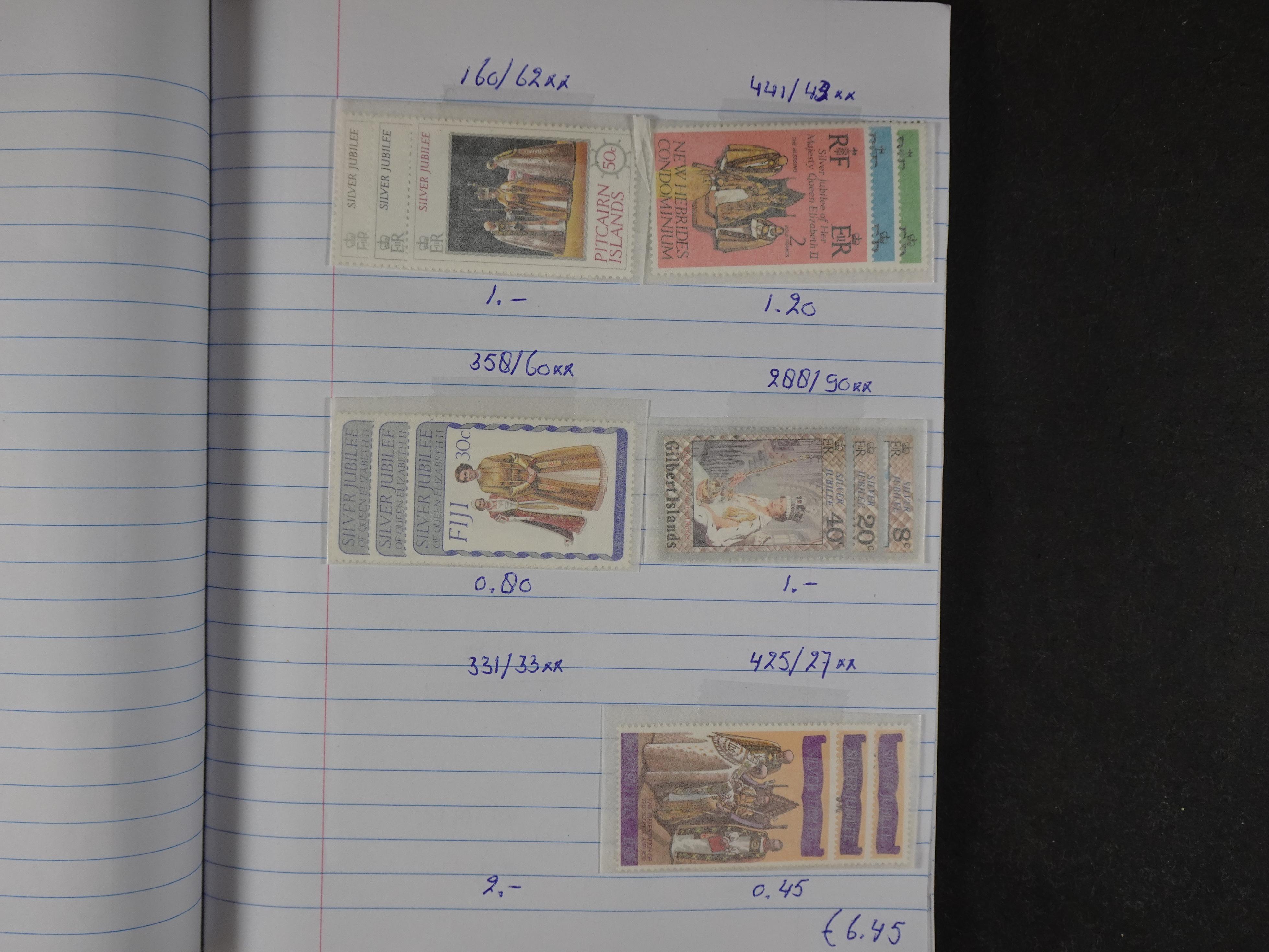 Mooie partij gelopen Rondzendboekjes.
Veel postfris.
Enorme restwaarde 244