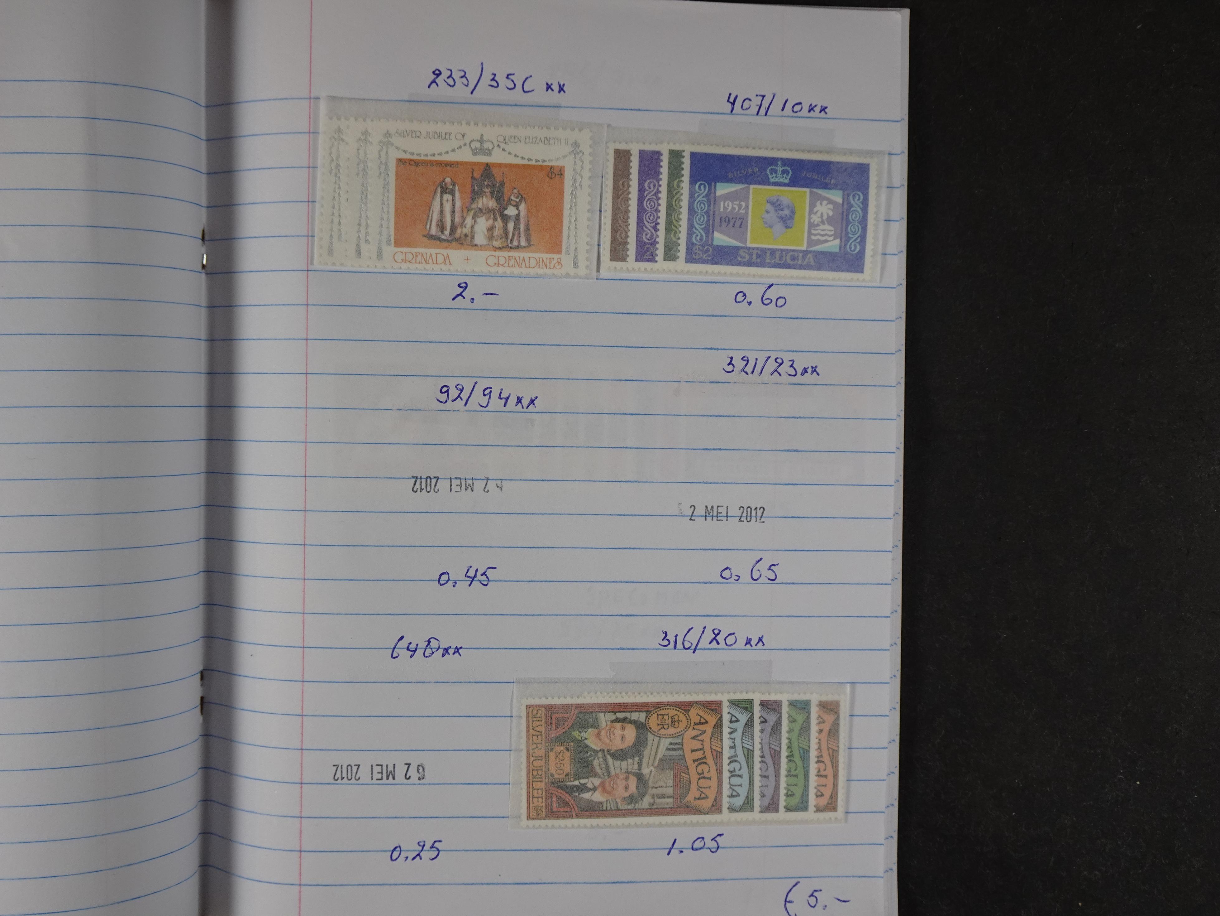 Mooie partij gelopen Rondzendboekjes.
Veel postfris.
Enorme restwaarde 248