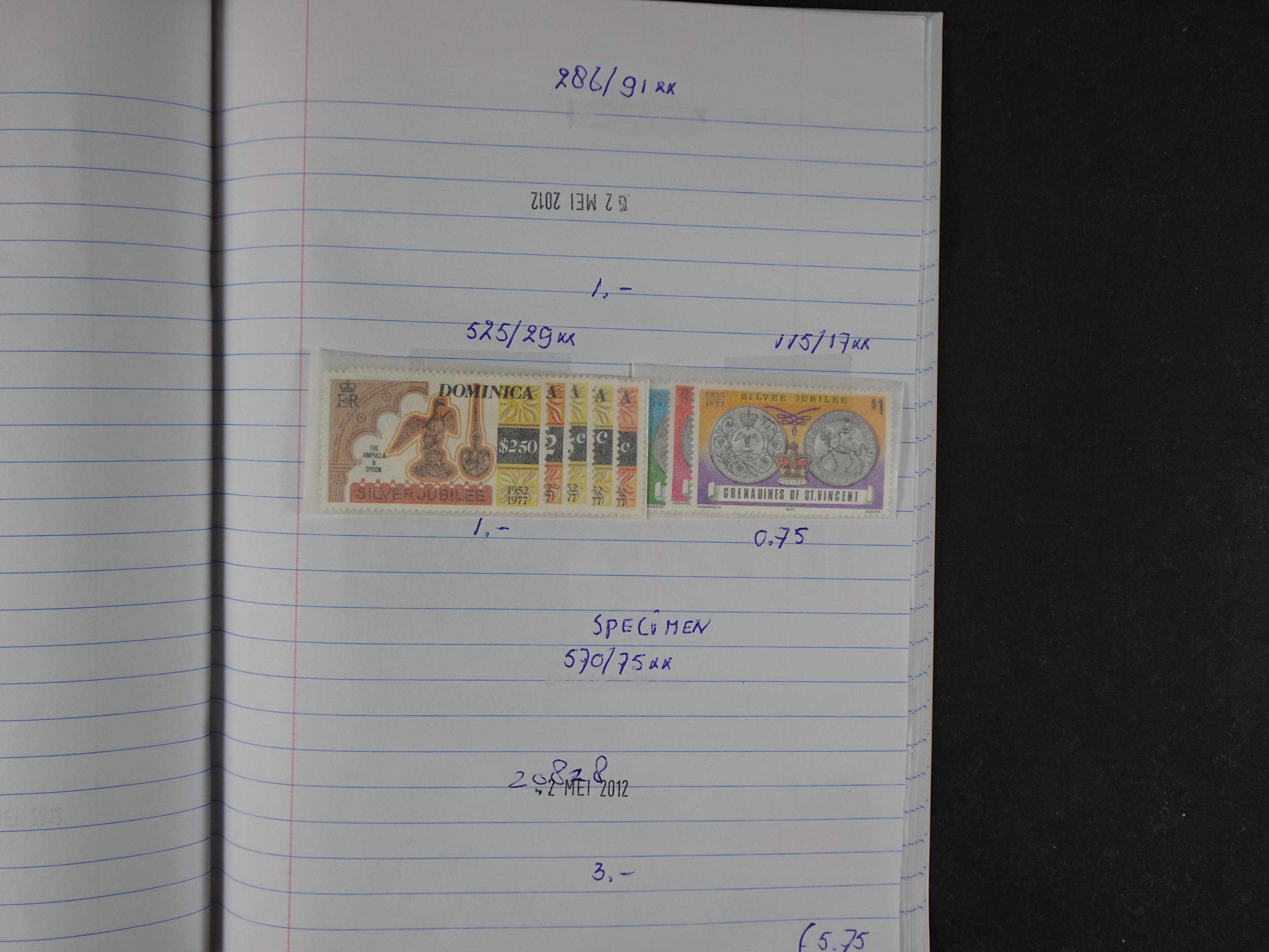 Mooie partij gelopen Rondzendboekjes.
Veel postfris.
Enorme restwaarde 249