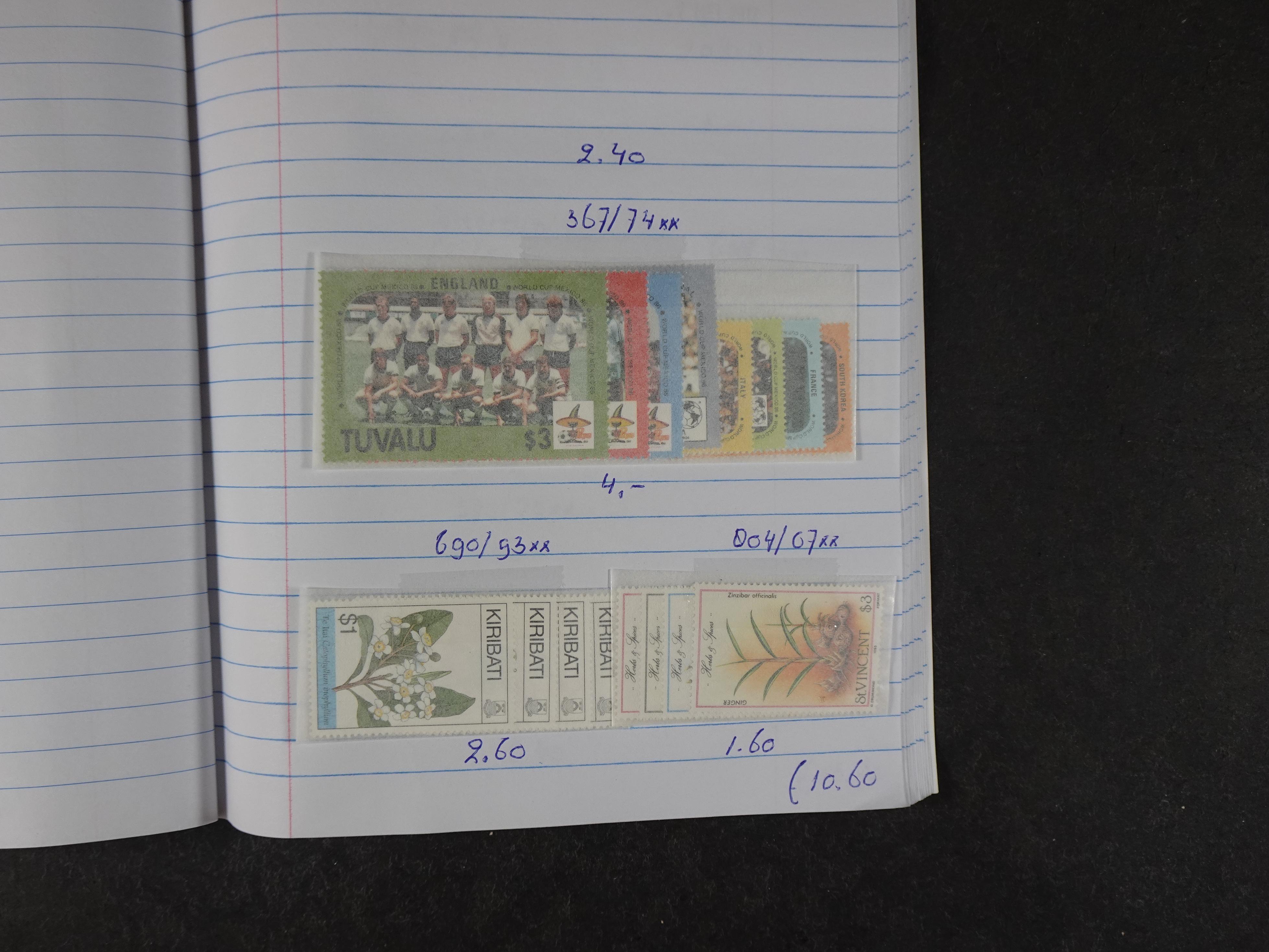 Mooie partij gelopen Rondzendboekjes.
Veel postfris.
Enorme restwaarde 250