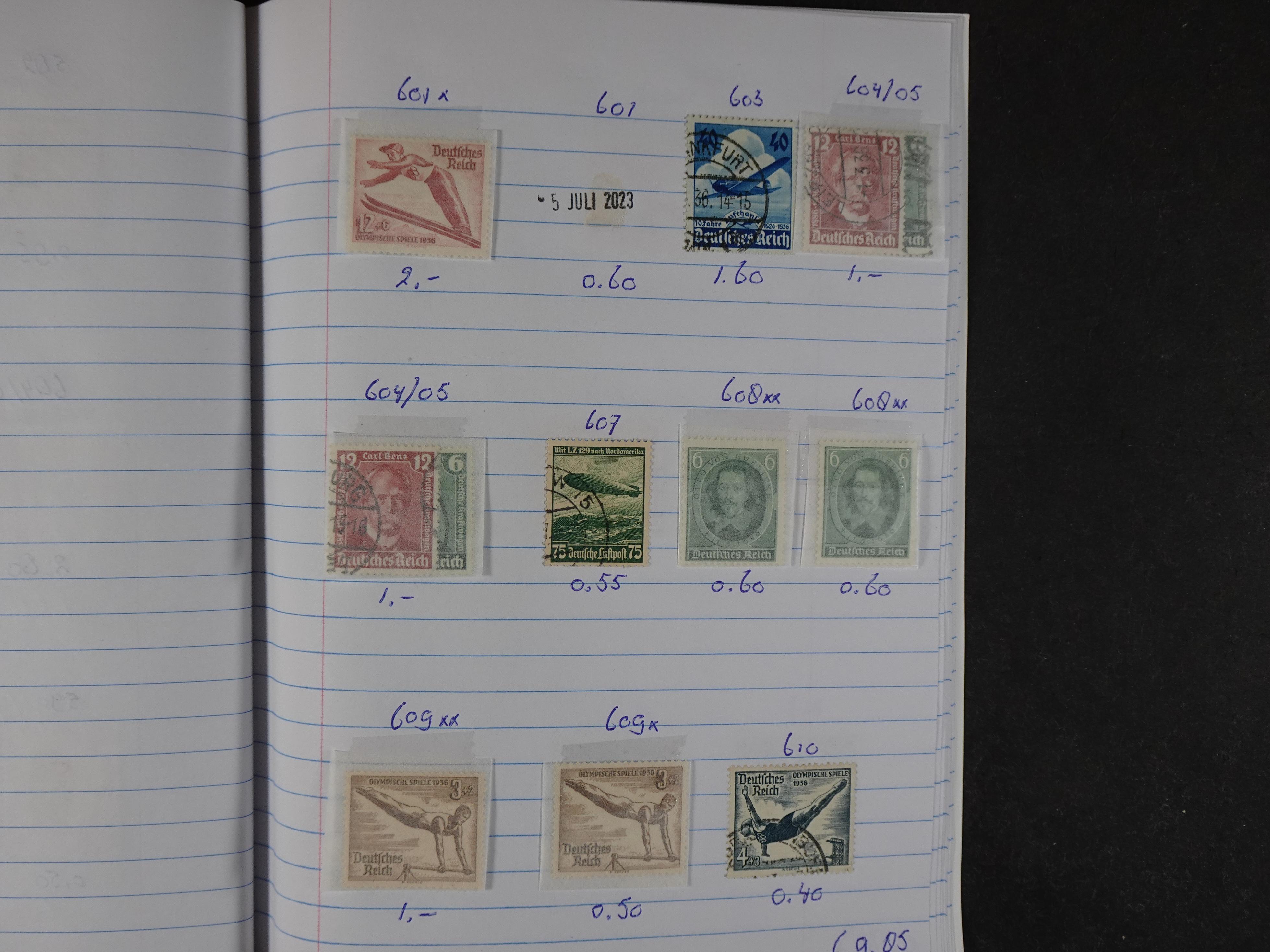 Mooie partij gelopen Rondzendboekjes.
Veel postfris.
Enorme restwaarde 259