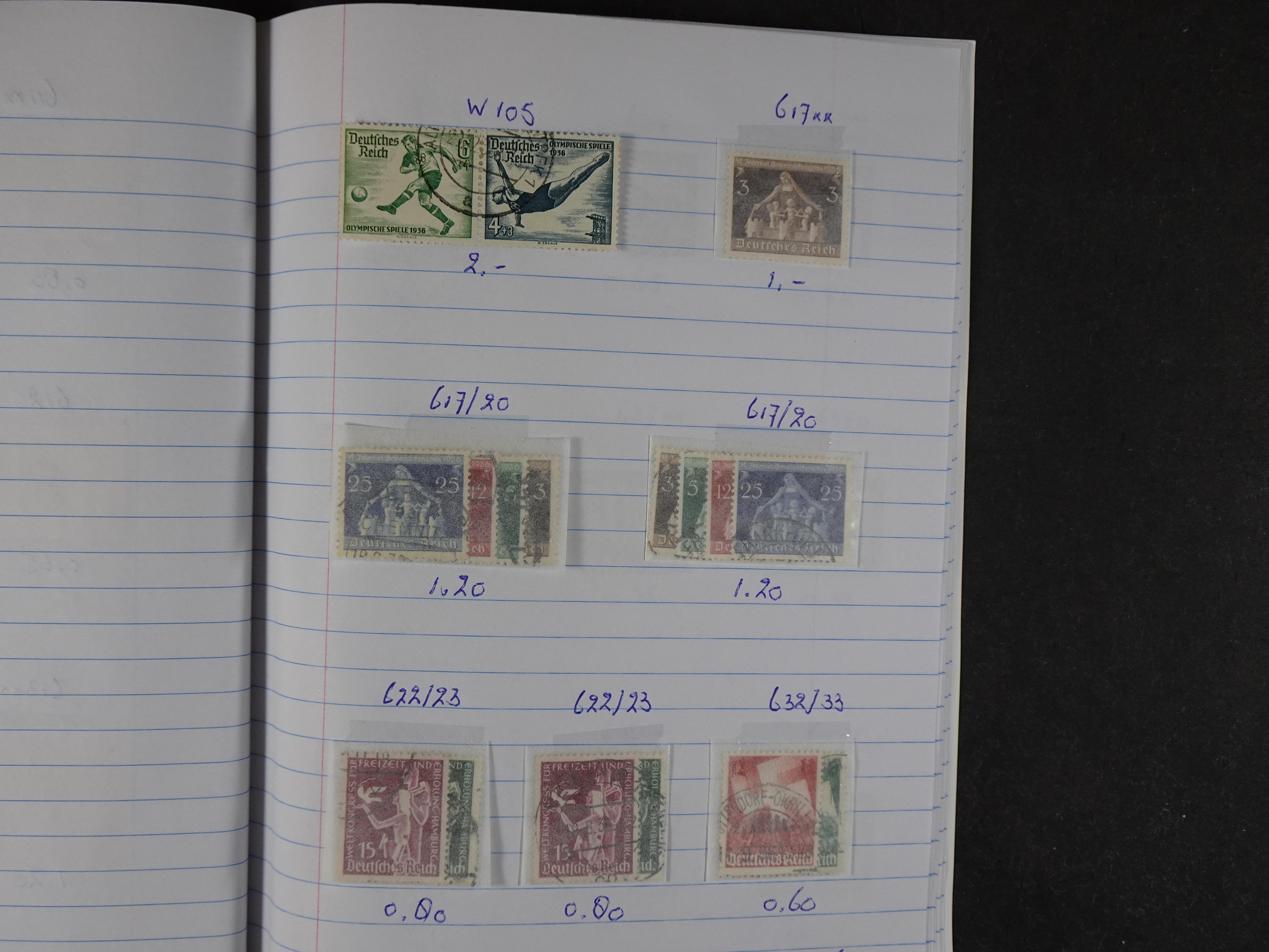 Mooie partij gelopen Rondzendboekjes.
Veel postfris.
Enorme restwaarde 261