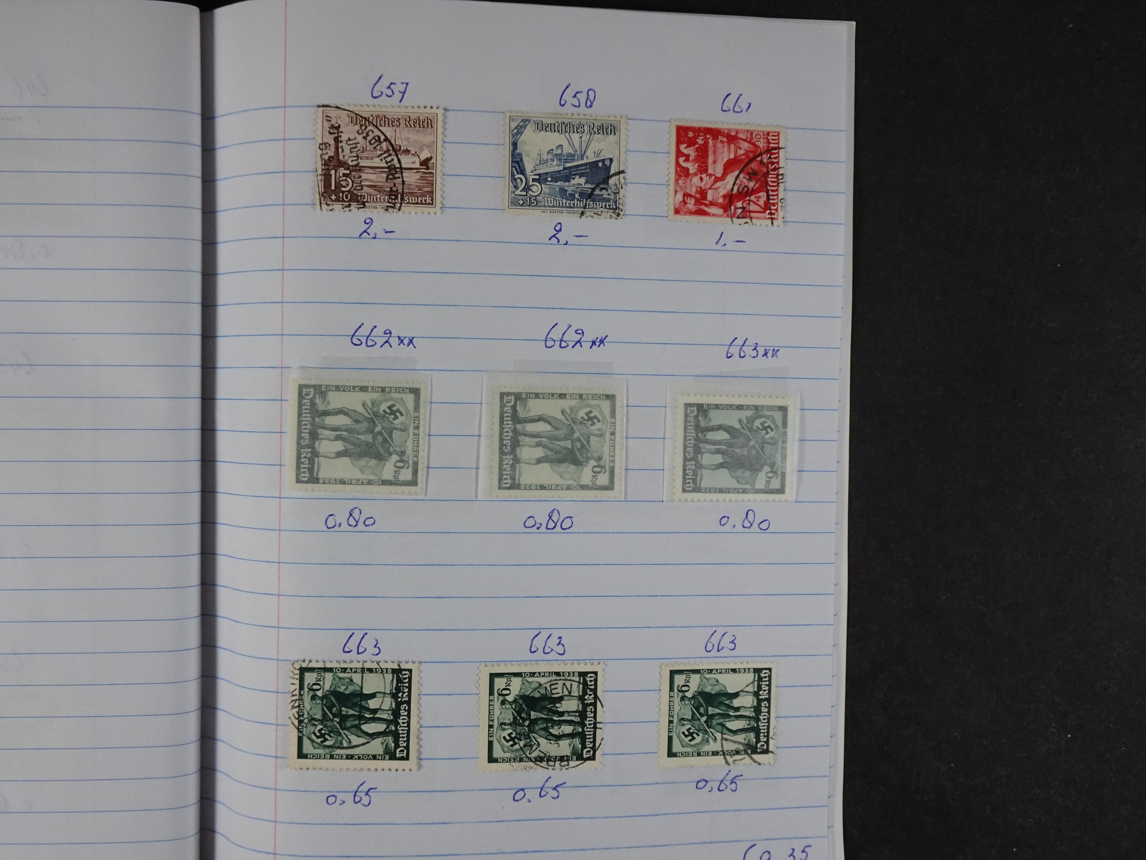 Mooie partij gelopen Rondzendboekjes.
Veel postfris.
Enorme restwaarde 264