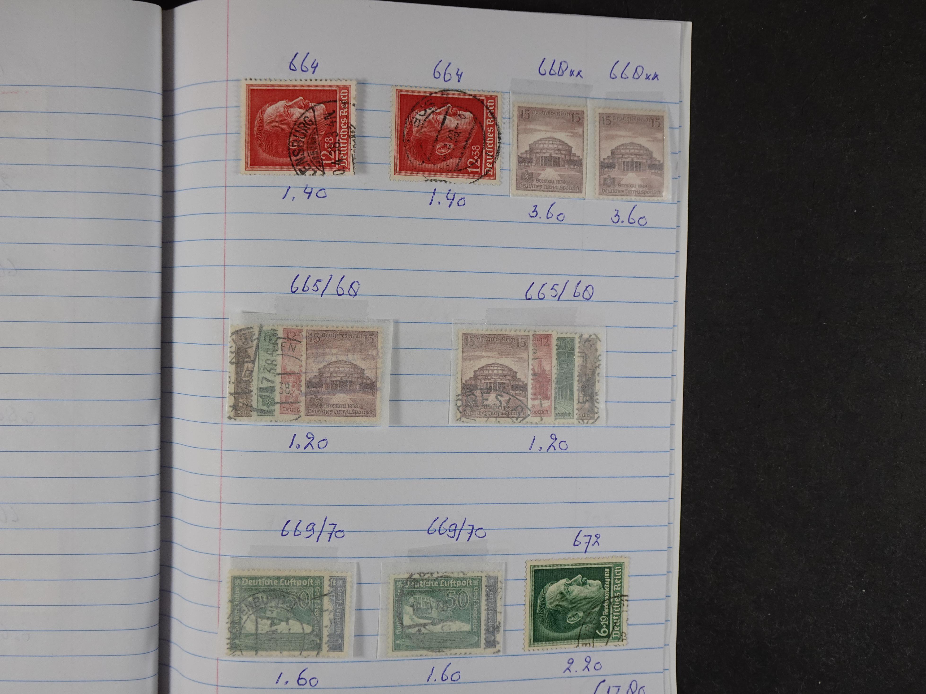 Mooie partij gelopen Rondzendboekjes.
Veel postfris.
Enorme restwaarde 265