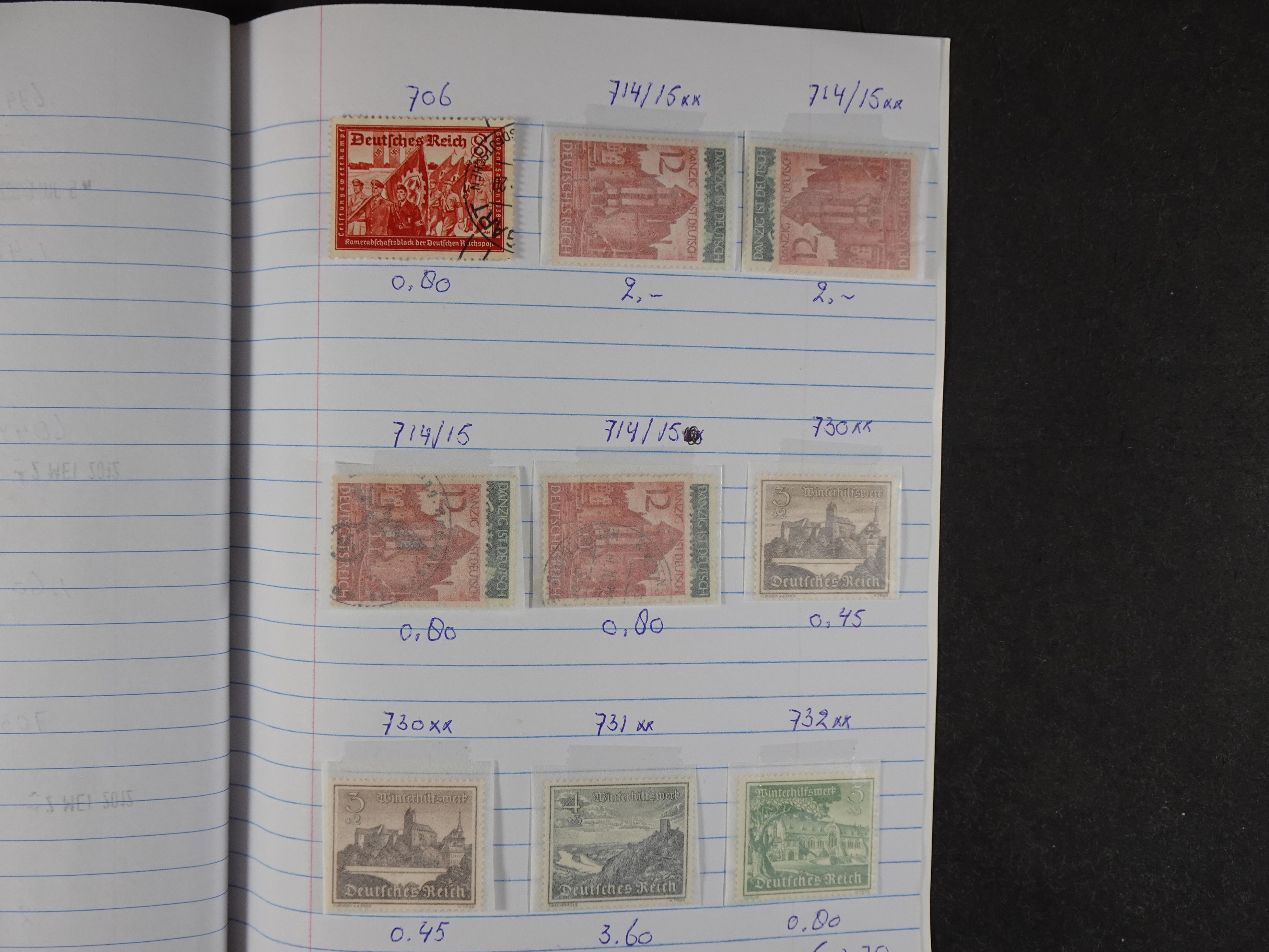 Mooie partij gelopen Rondzendboekjes.
Veel postfris.
Enorme restwaarde 267