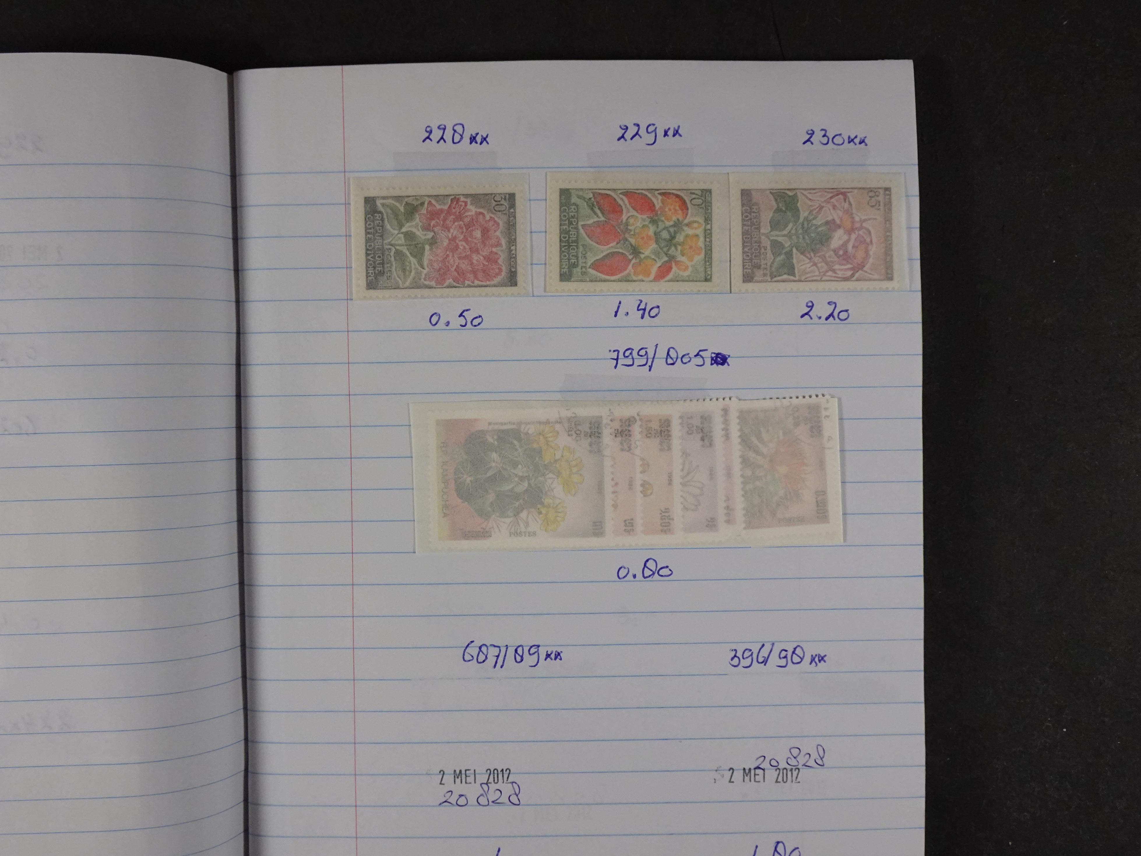 Mooie partij gelopen Rondzendboekjes.
Veel postfris.
Enorme restwaarde 270