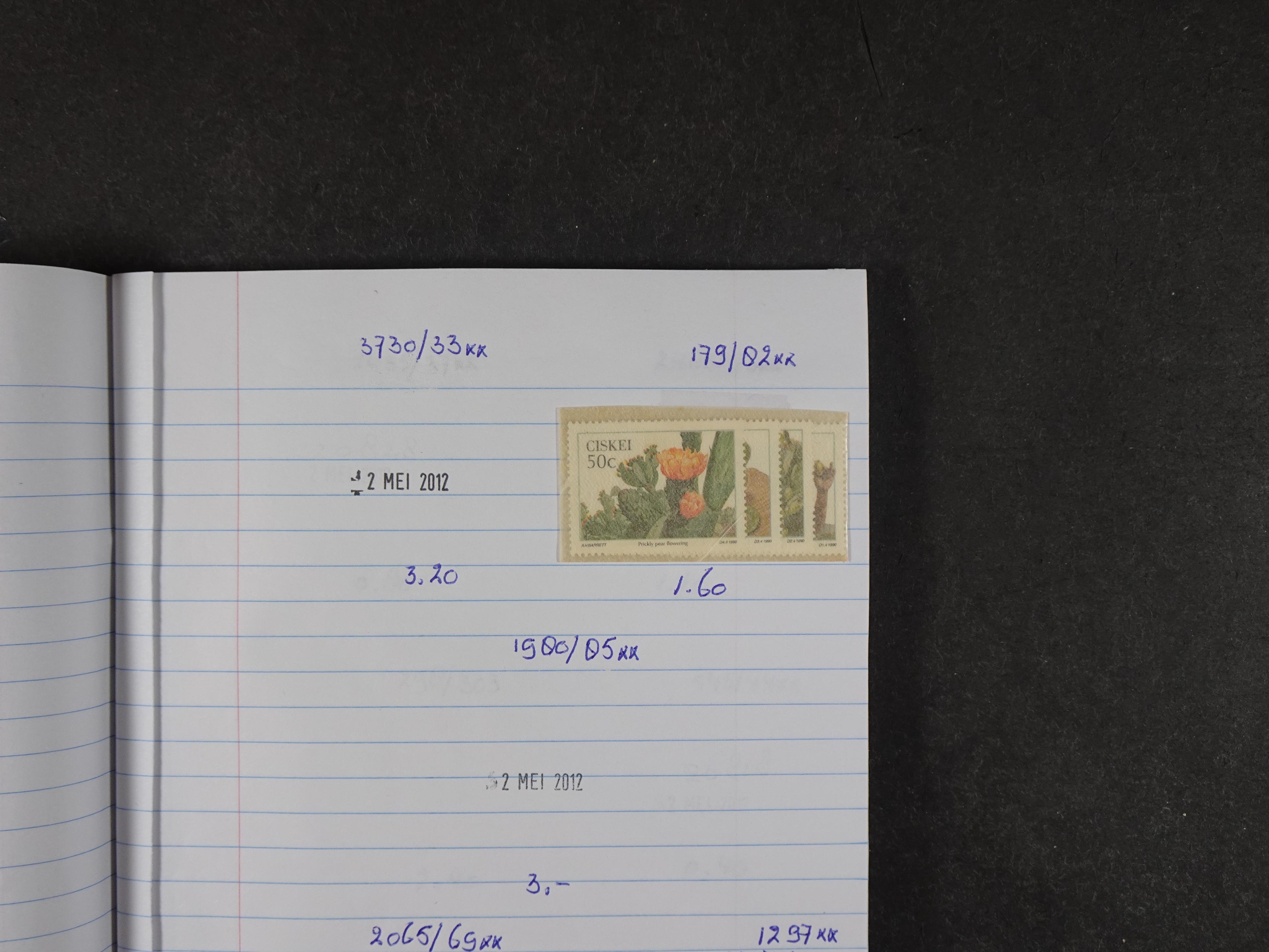 Mooie partij gelopen Rondzendboekjes.
Veel postfris.
Enorme restwaarde 271