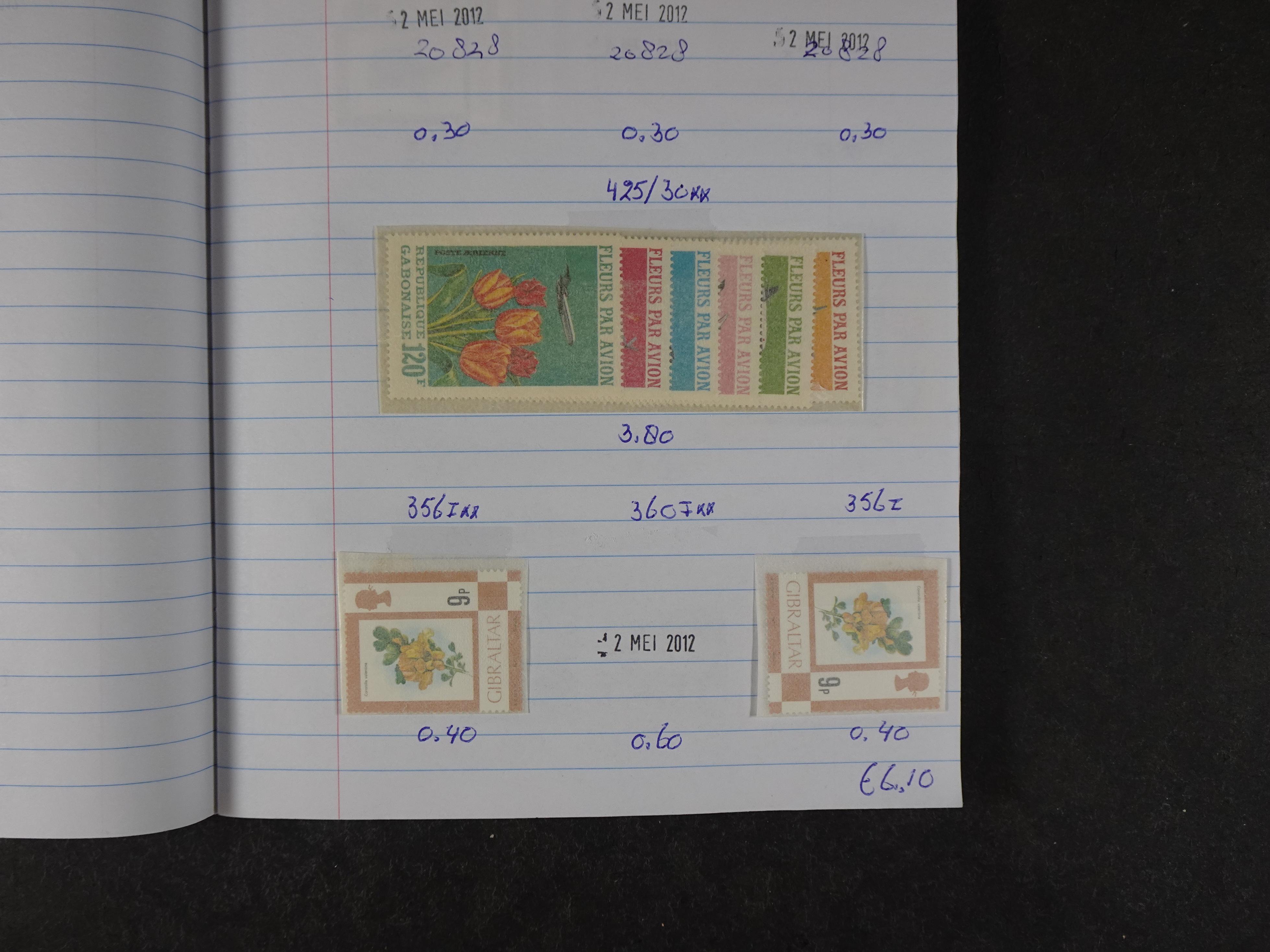 Mooie partij gelopen Rondzendboekjes.
Veel postfris.
Enorme restwaarde 280