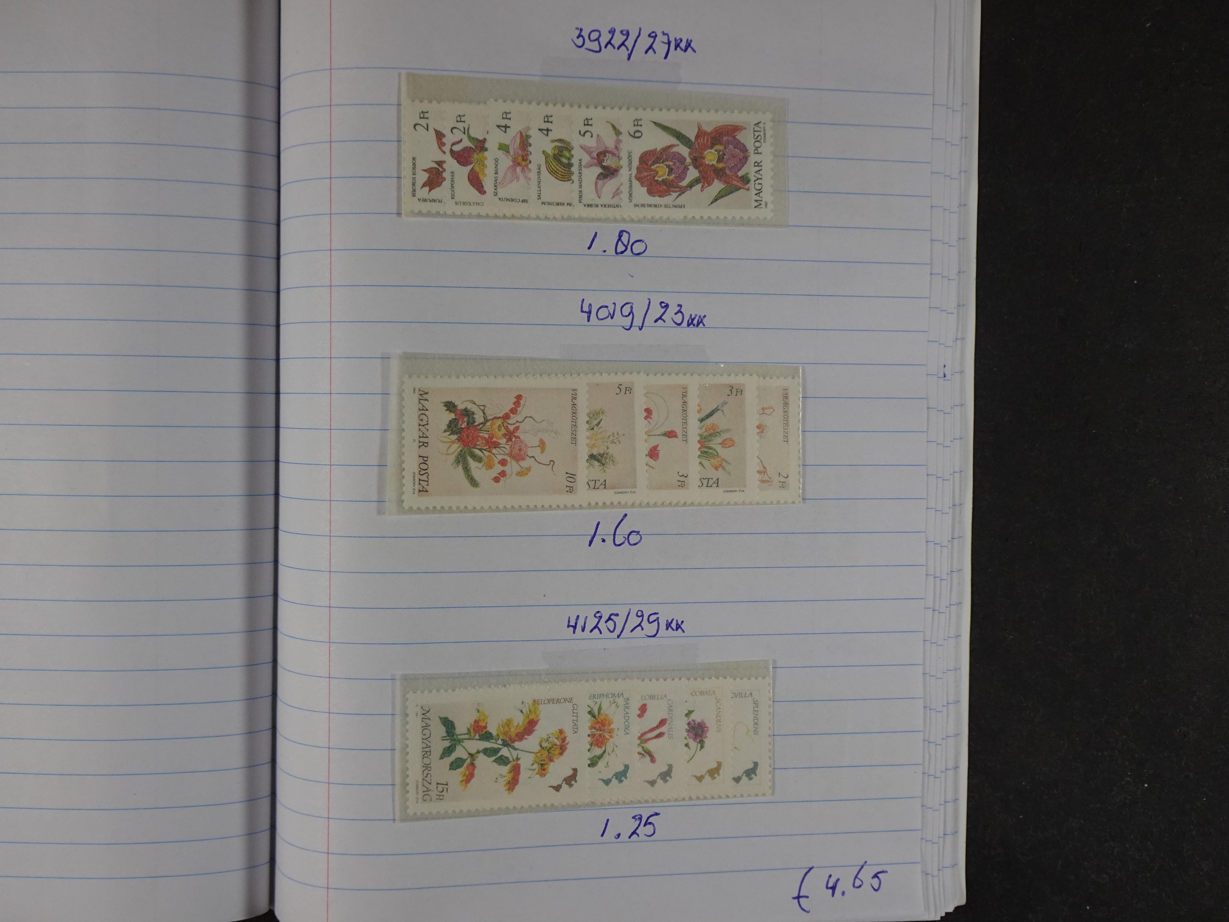 Mooie partij gelopen Rondzendboekjes.
Veel postfris.
Enorme restwaarde 290