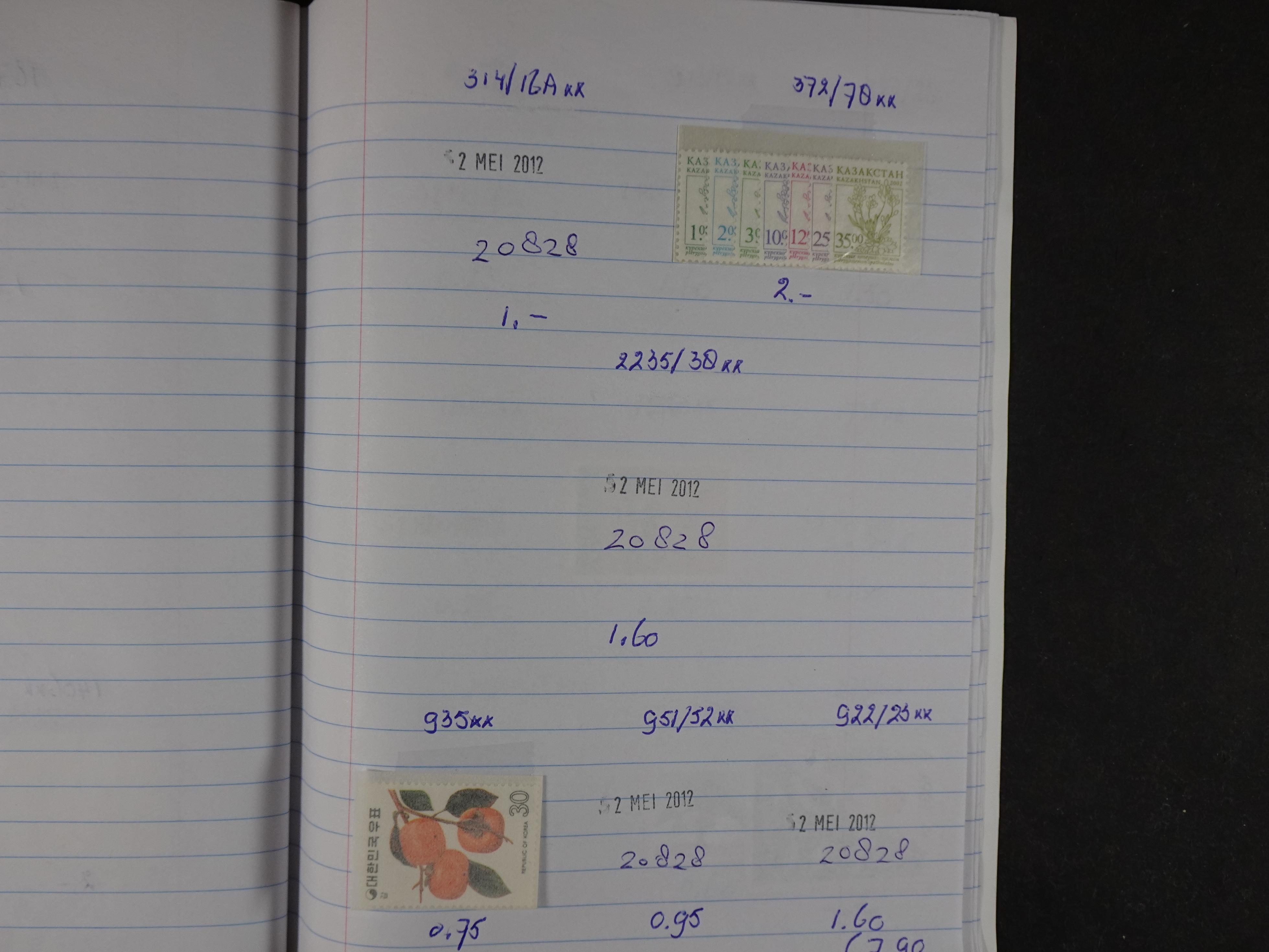 Mooie partij gelopen Rondzendboekjes.
Veel postfris.
Enorme restwaarde 297