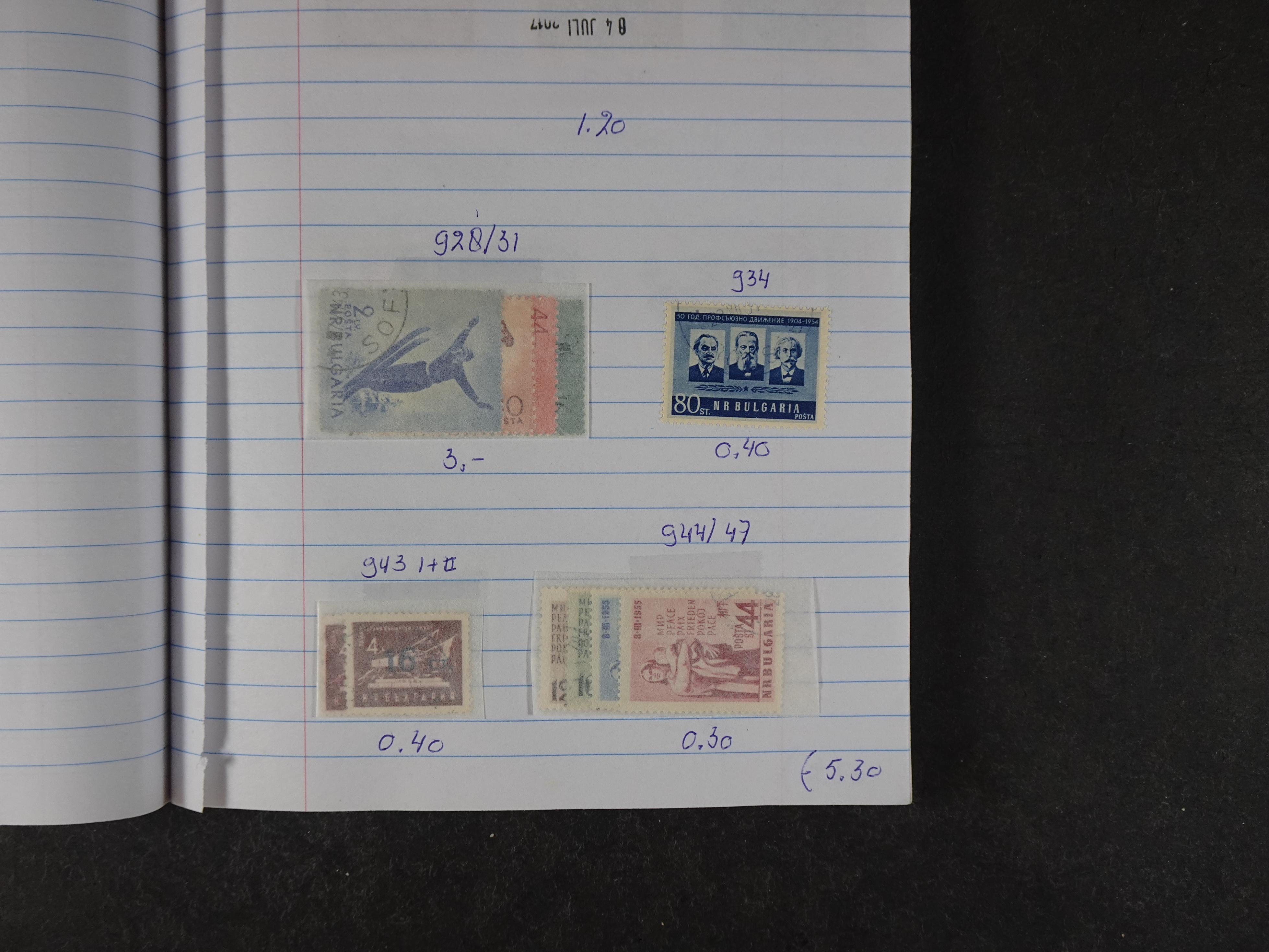 Mooie partij gelopen Rondzendboekjes.
Veel postfris.
Enorme restwaarde 311