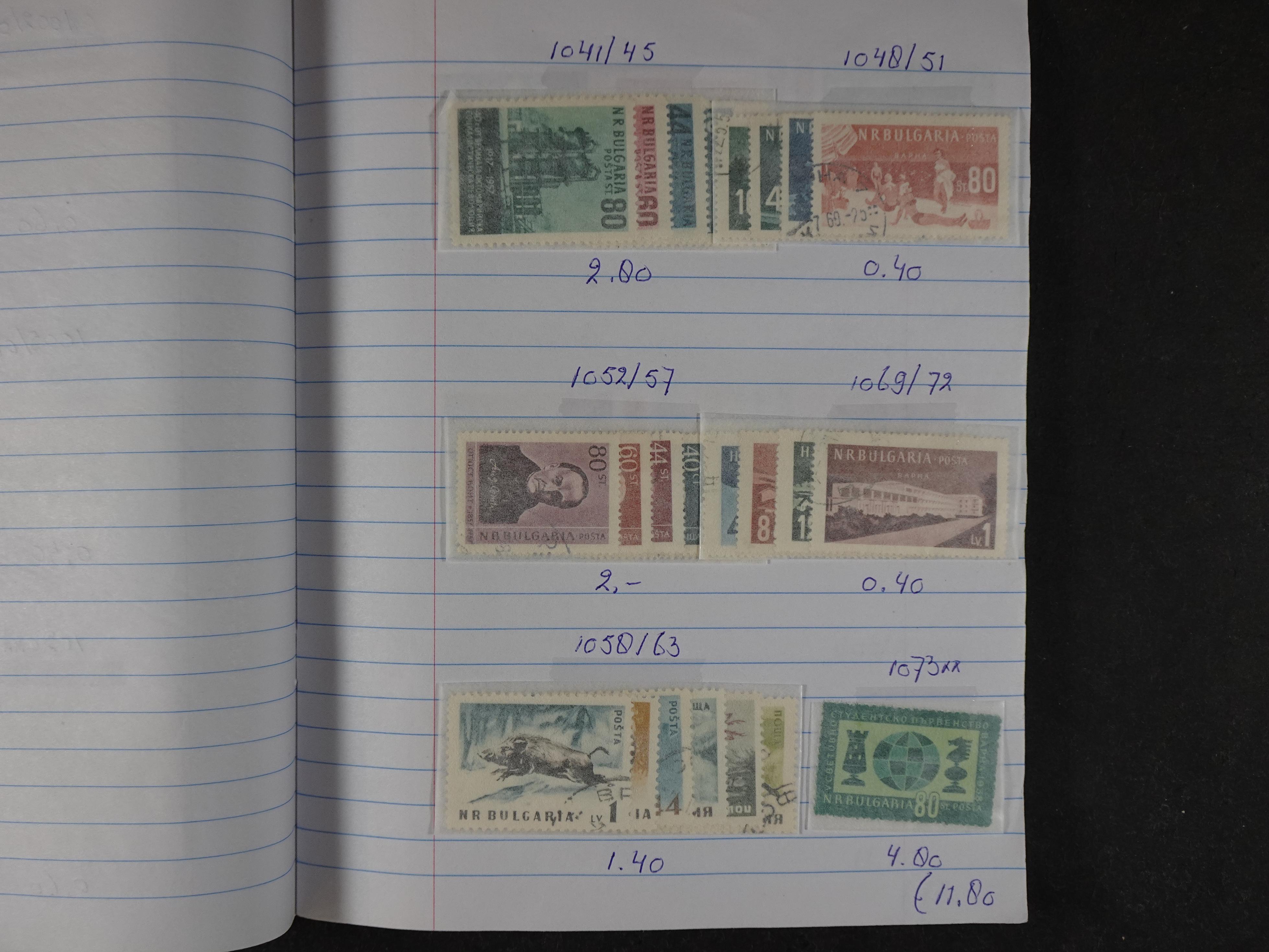 Mooie partij gelopen Rondzendboekjes.
Veel postfris.
Enorme restwaarde 314