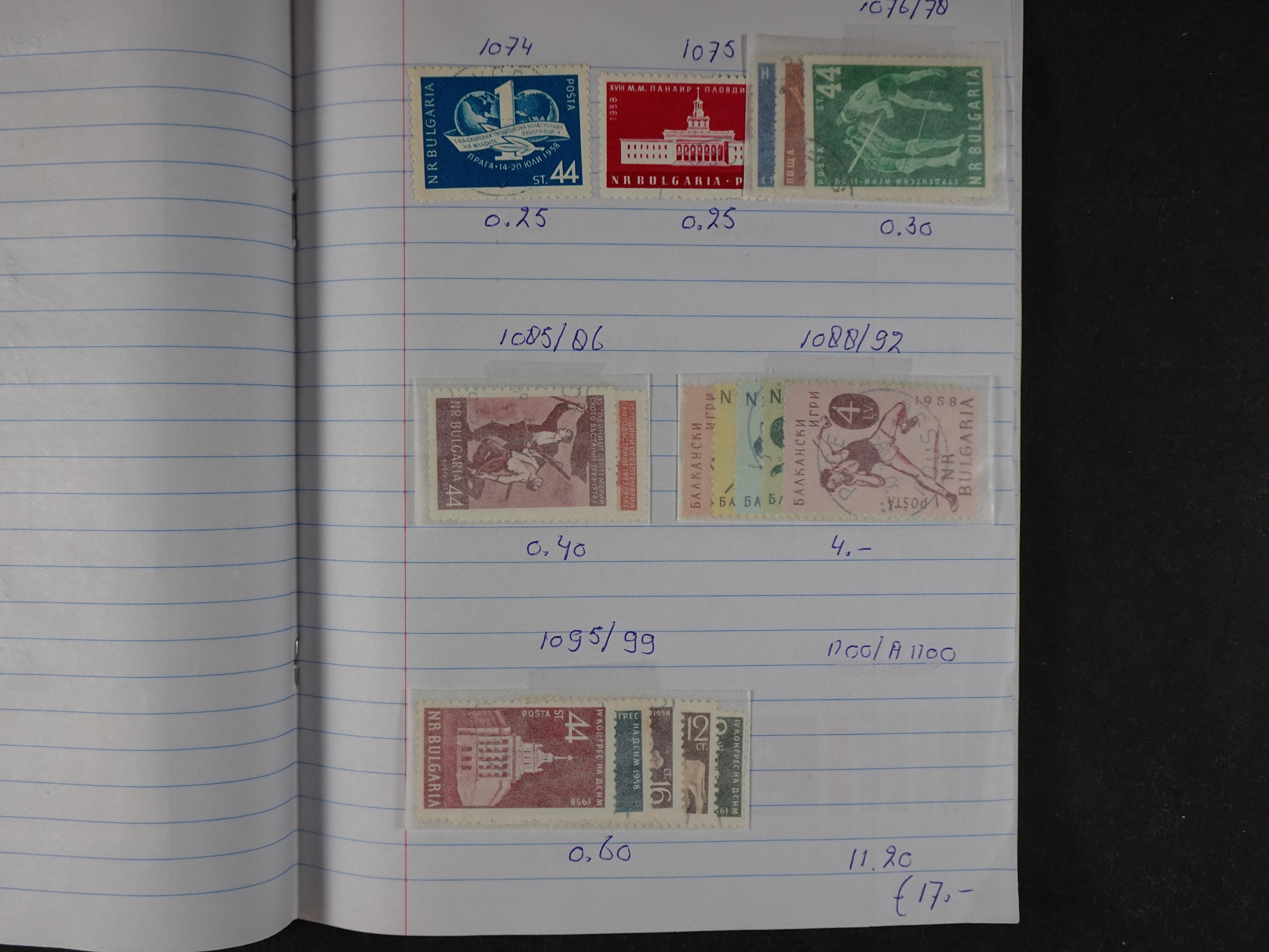 Mooie partij gelopen Rondzendboekjes.
Veel postfris.
Enorme restwaarde 315