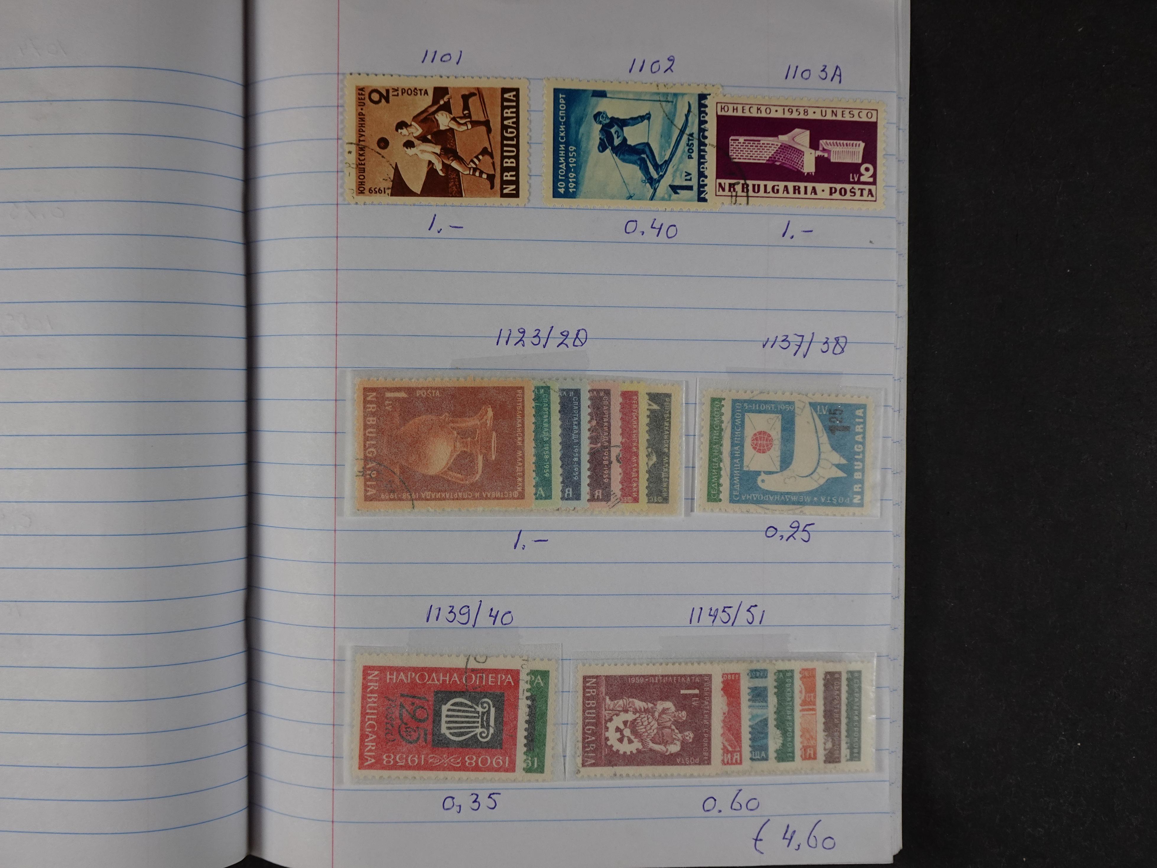 Mooie partij gelopen Rondzendboekjes.
Veel postfris.
Enorme restwaarde 316