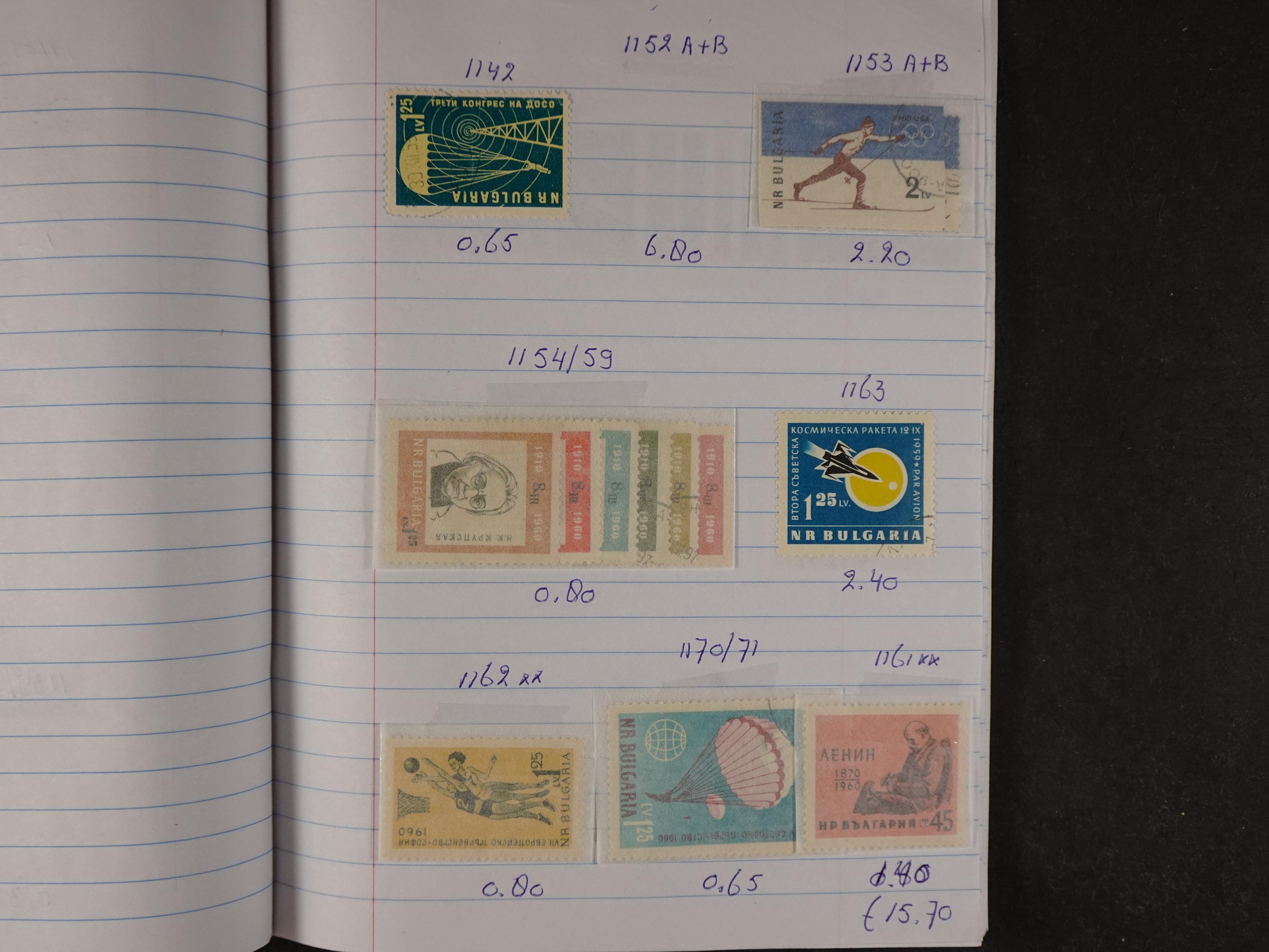 Mooie partij gelopen Rondzendboekjes.
Veel postfris.
Enorme restwaarde 317