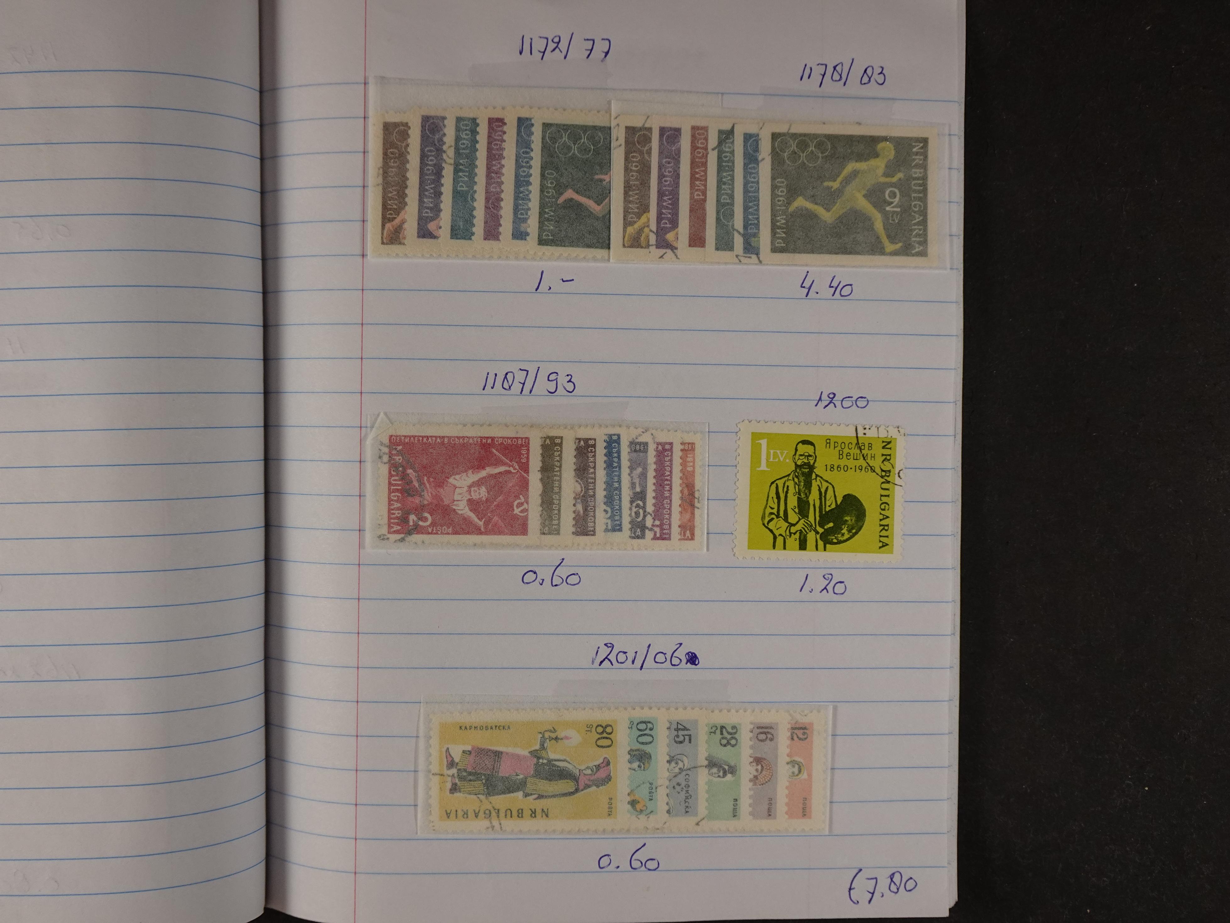 Mooie partij gelopen Rondzendboekjes.
Veel postfris.
Enorme restwaarde 318