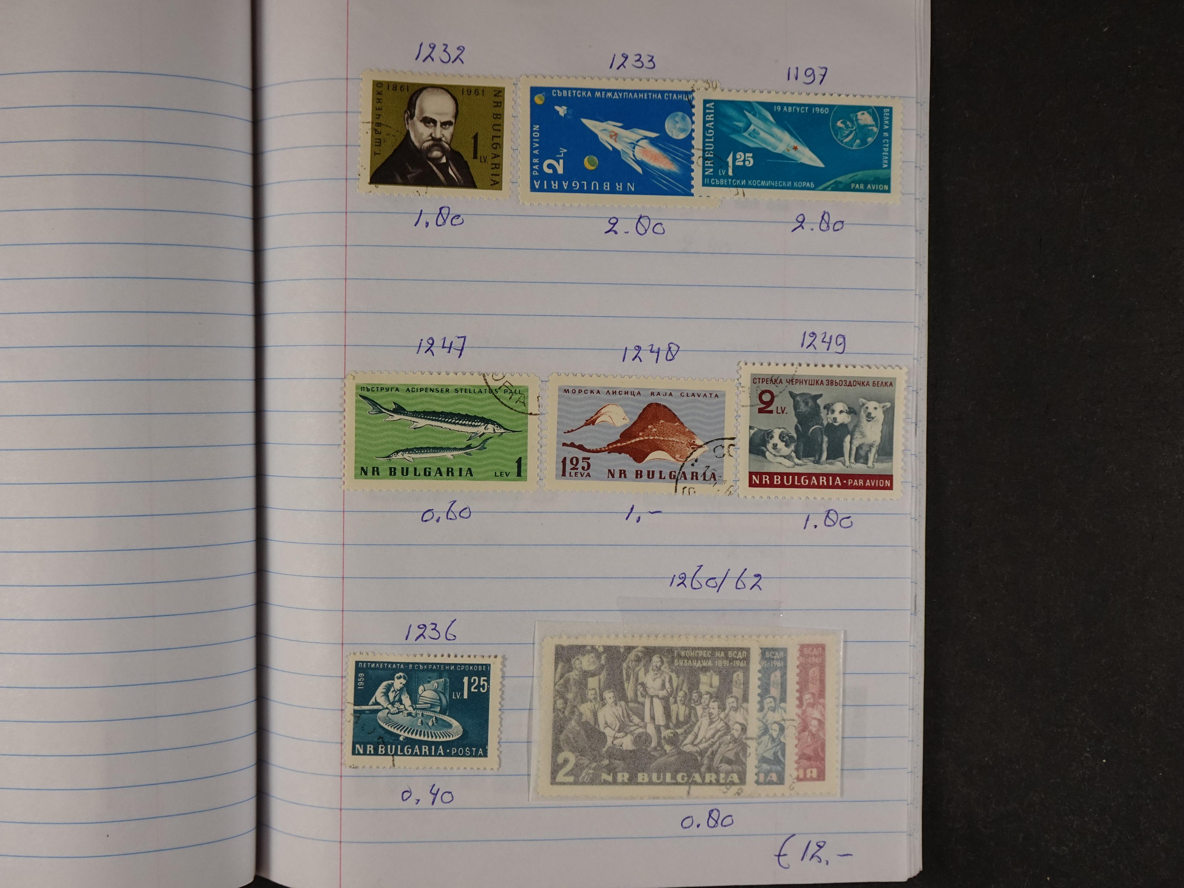 Mooie partij gelopen Rondzendboekjes.
Veel postfris.
Enorme restwaarde 320