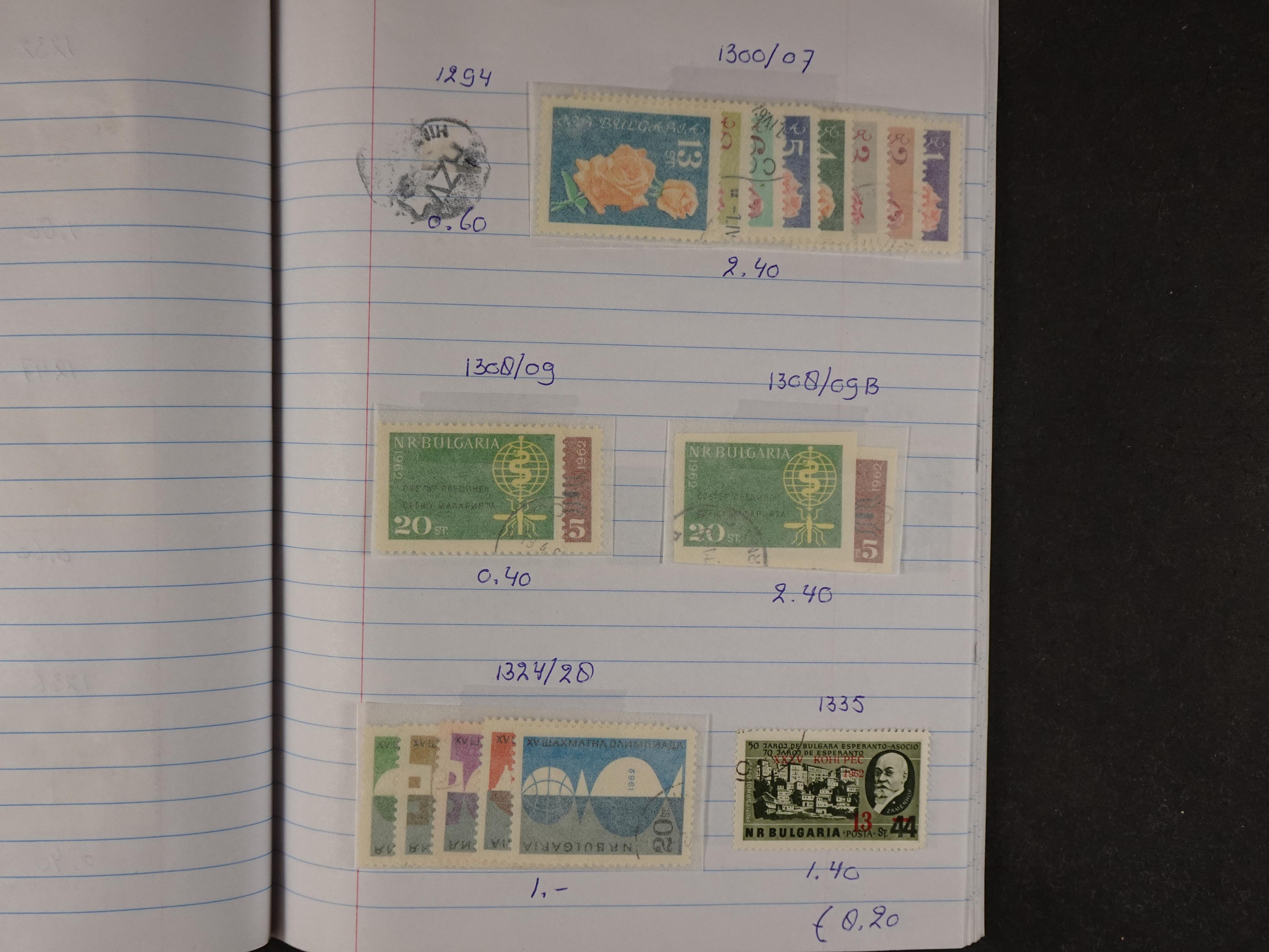 Mooie partij gelopen Rondzendboekjes.
Veel postfris.
Enorme restwaarde 321