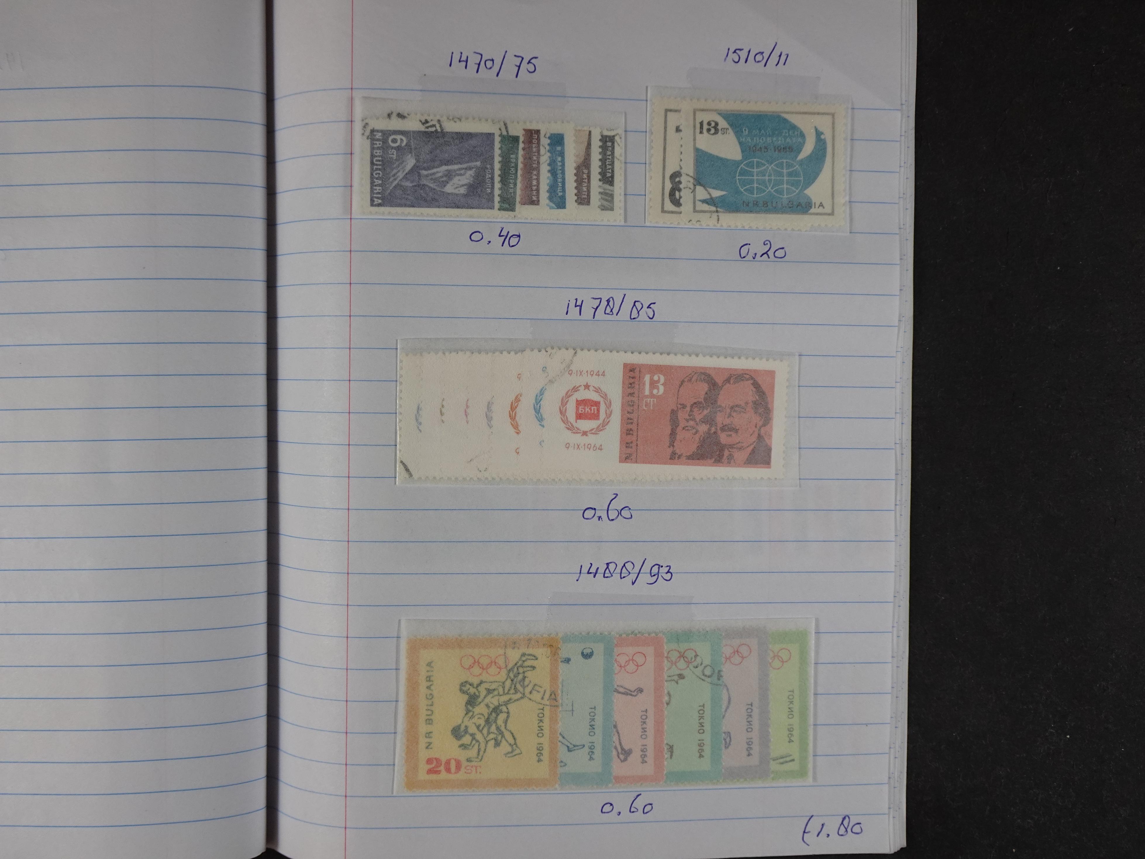 Mooie partij gelopen Rondzendboekjes.
Veel postfris.
Enorme restwaarde 325