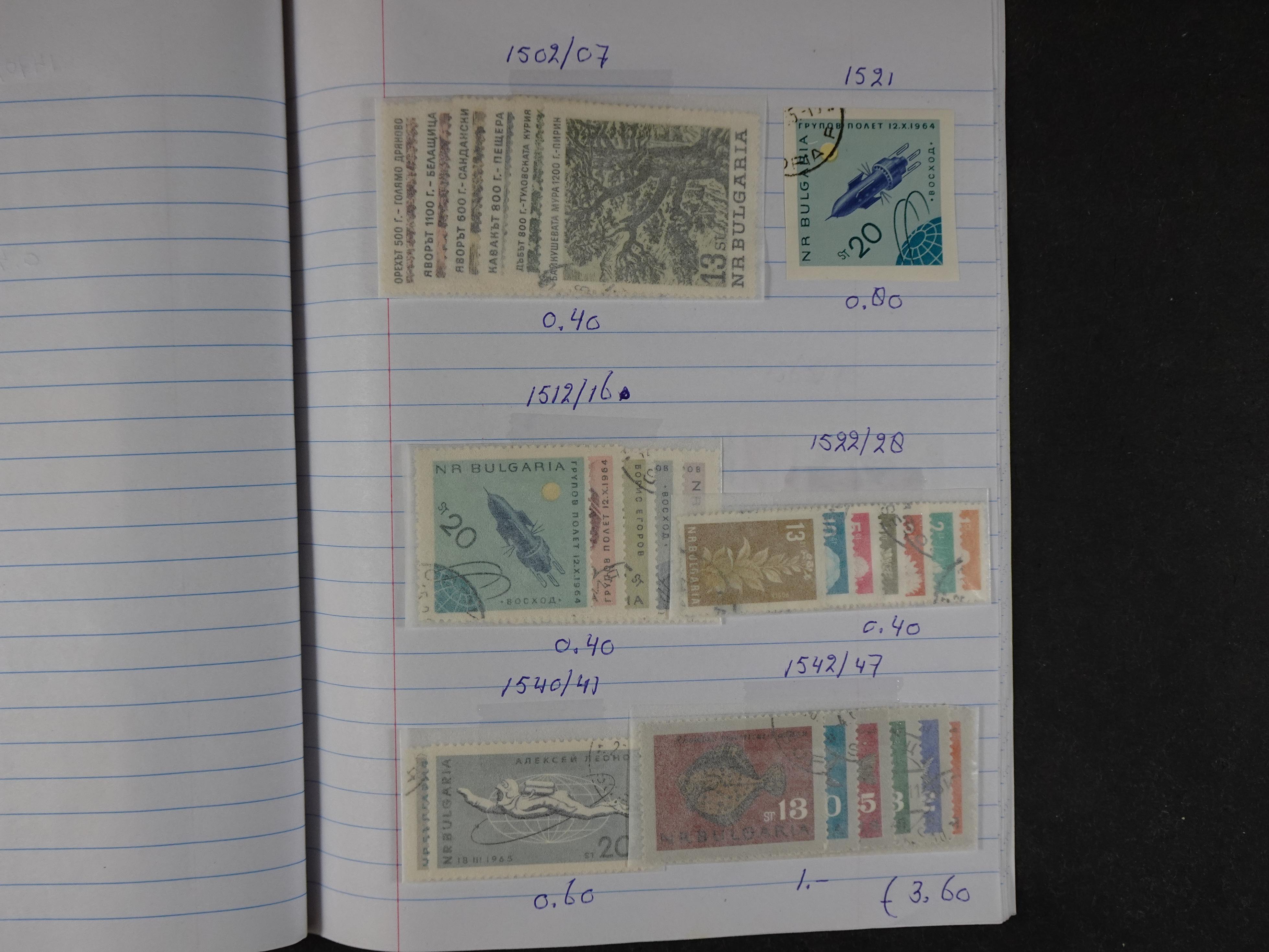 Mooie partij gelopen Rondzendboekjes.
Veel postfris.
Enorme restwaarde 326