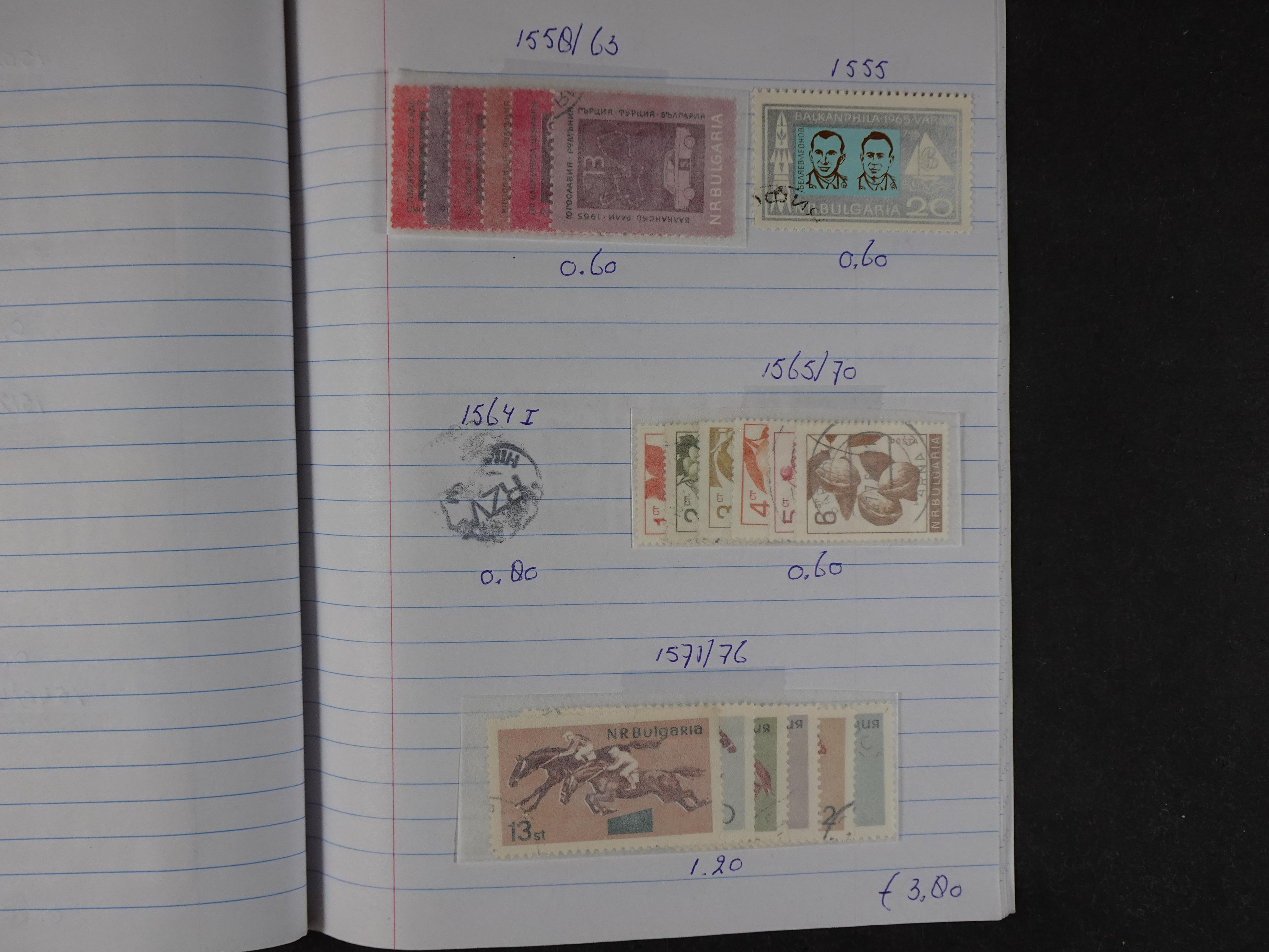 Mooie partij gelopen Rondzendboekjes.
Veel postfris.
Enorme restwaarde 327