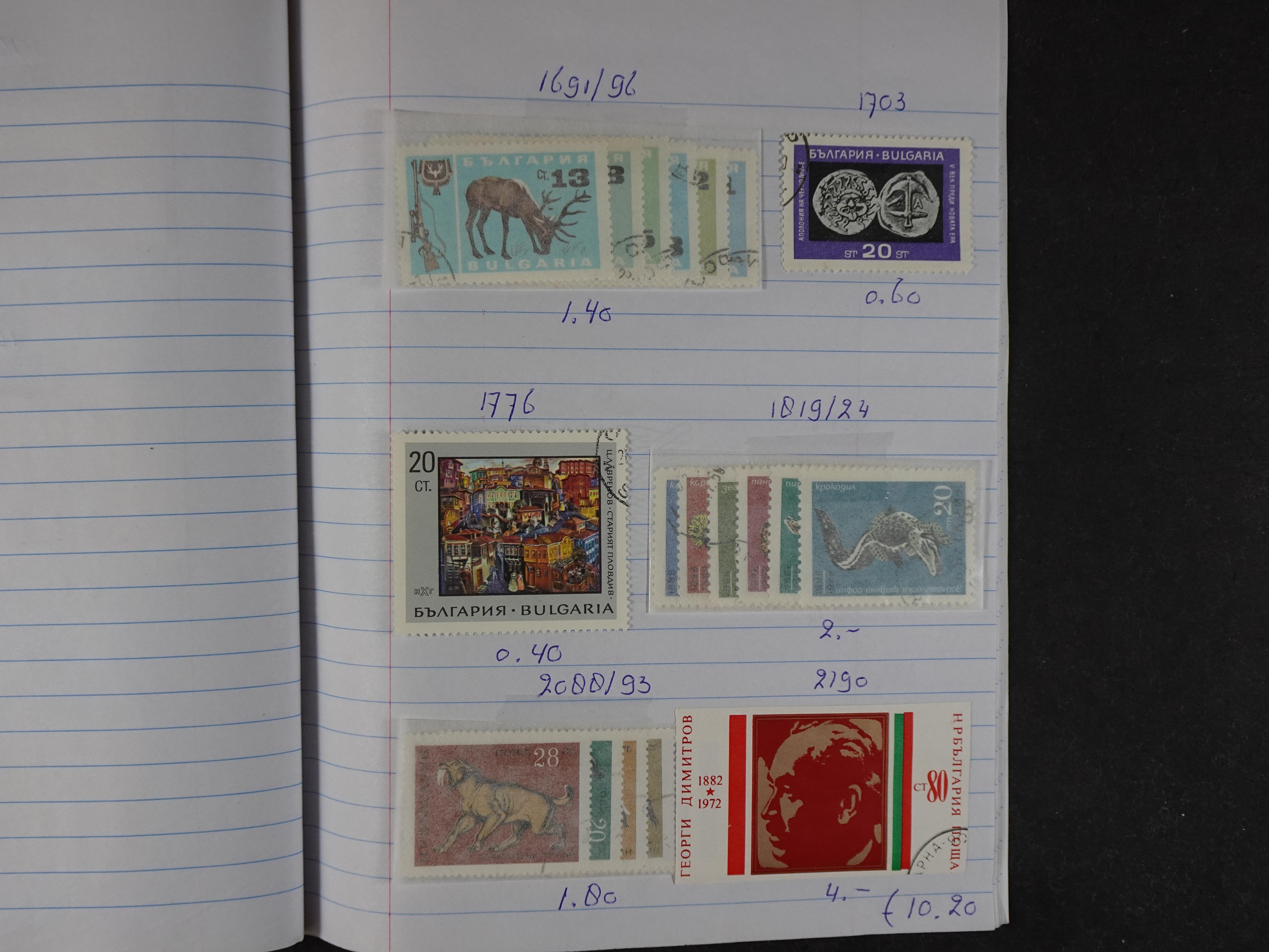 Mooie partij gelopen Rondzendboekjes.
Veel postfris.
Enorme restwaarde 329