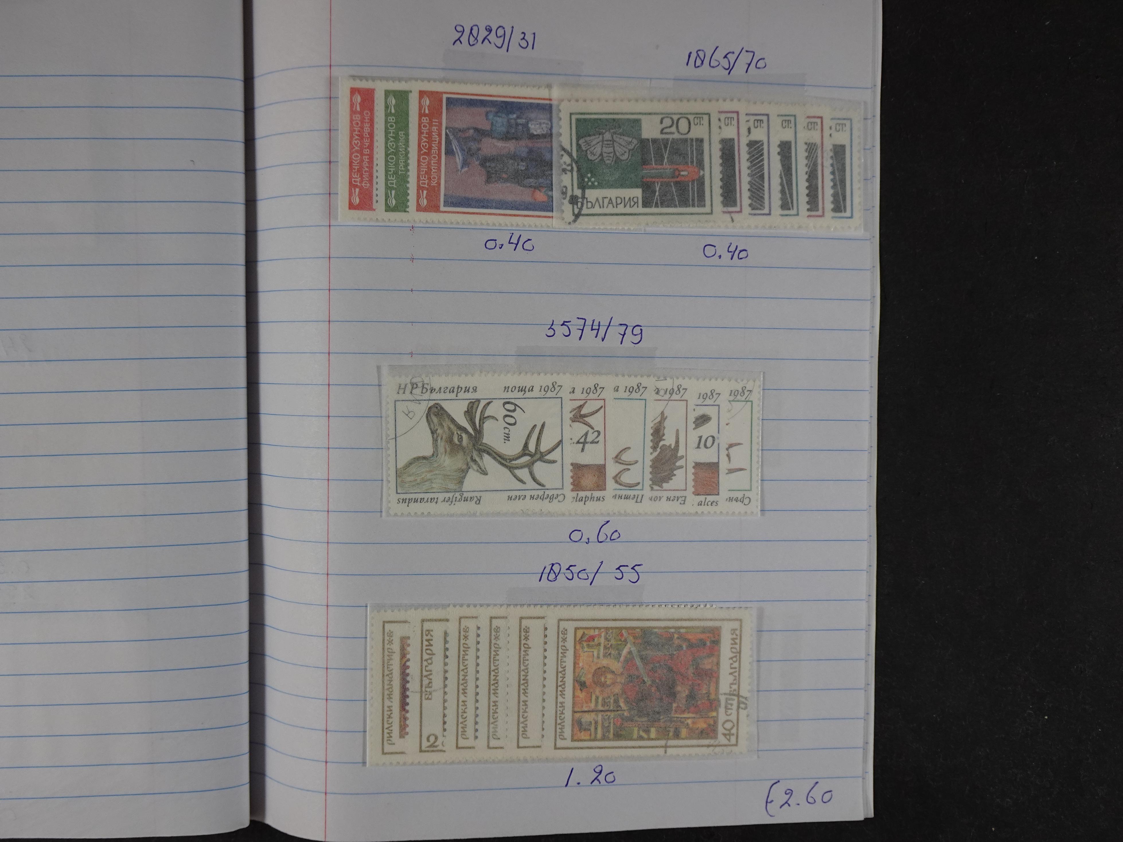 Mooie partij gelopen Rondzendboekjes.
Veel postfris.
Enorme restwaarde 330