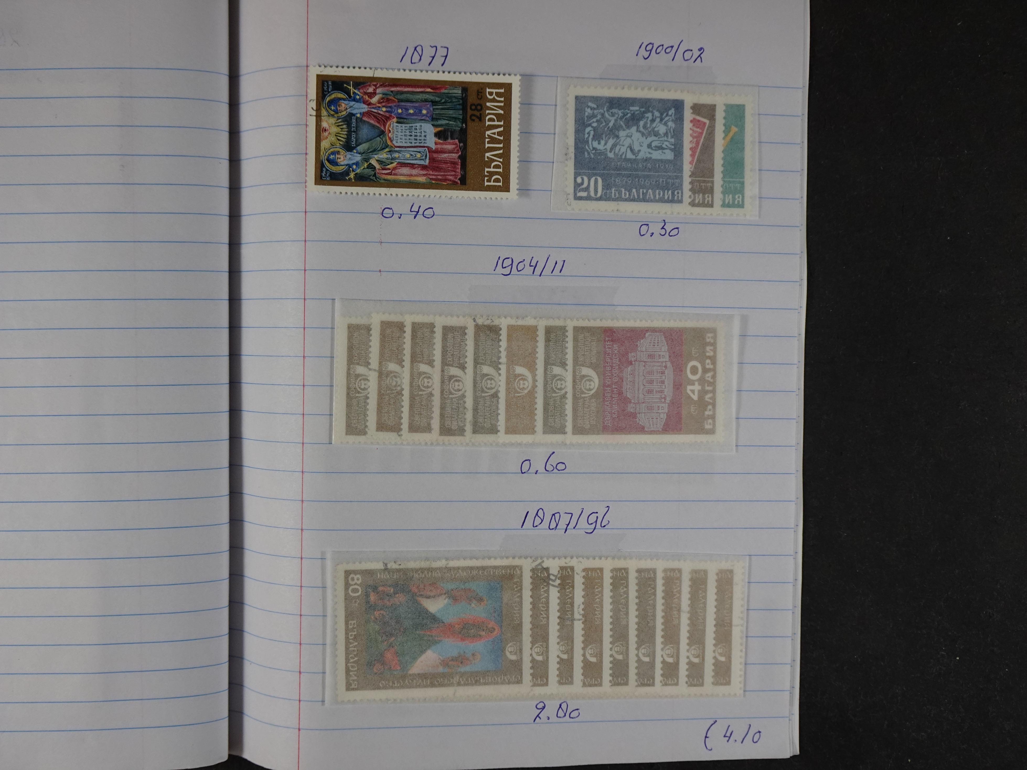 Mooie partij gelopen Rondzendboekjes.
Veel postfris.
Enorme restwaarde 331