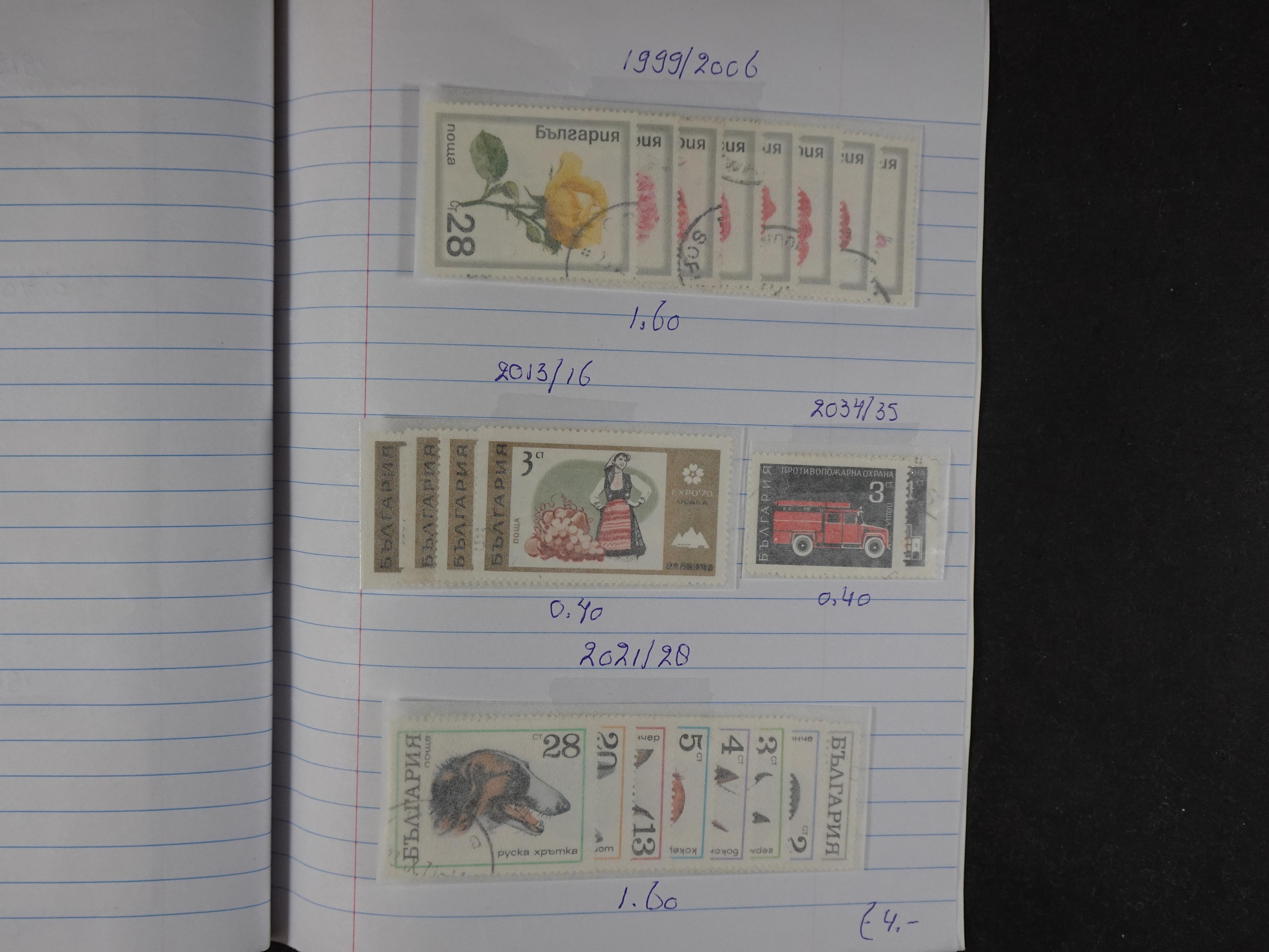 Mooie partij gelopen Rondzendboekjes.
Veel postfris.
Enorme restwaarde 333