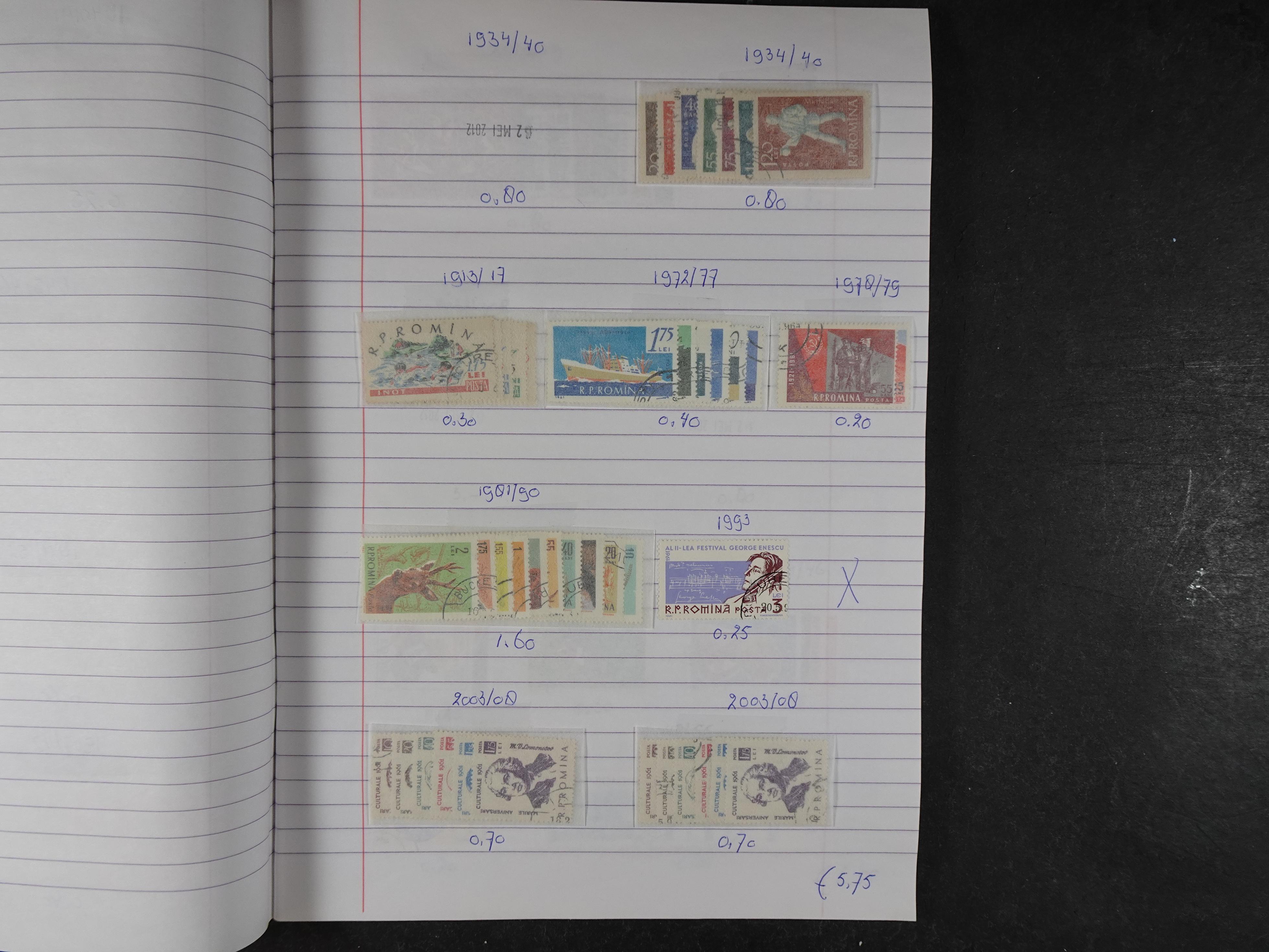 Mooie partij gelopen Rondzendboekjes.
Veel postfris.
Enorme restwaarde 337