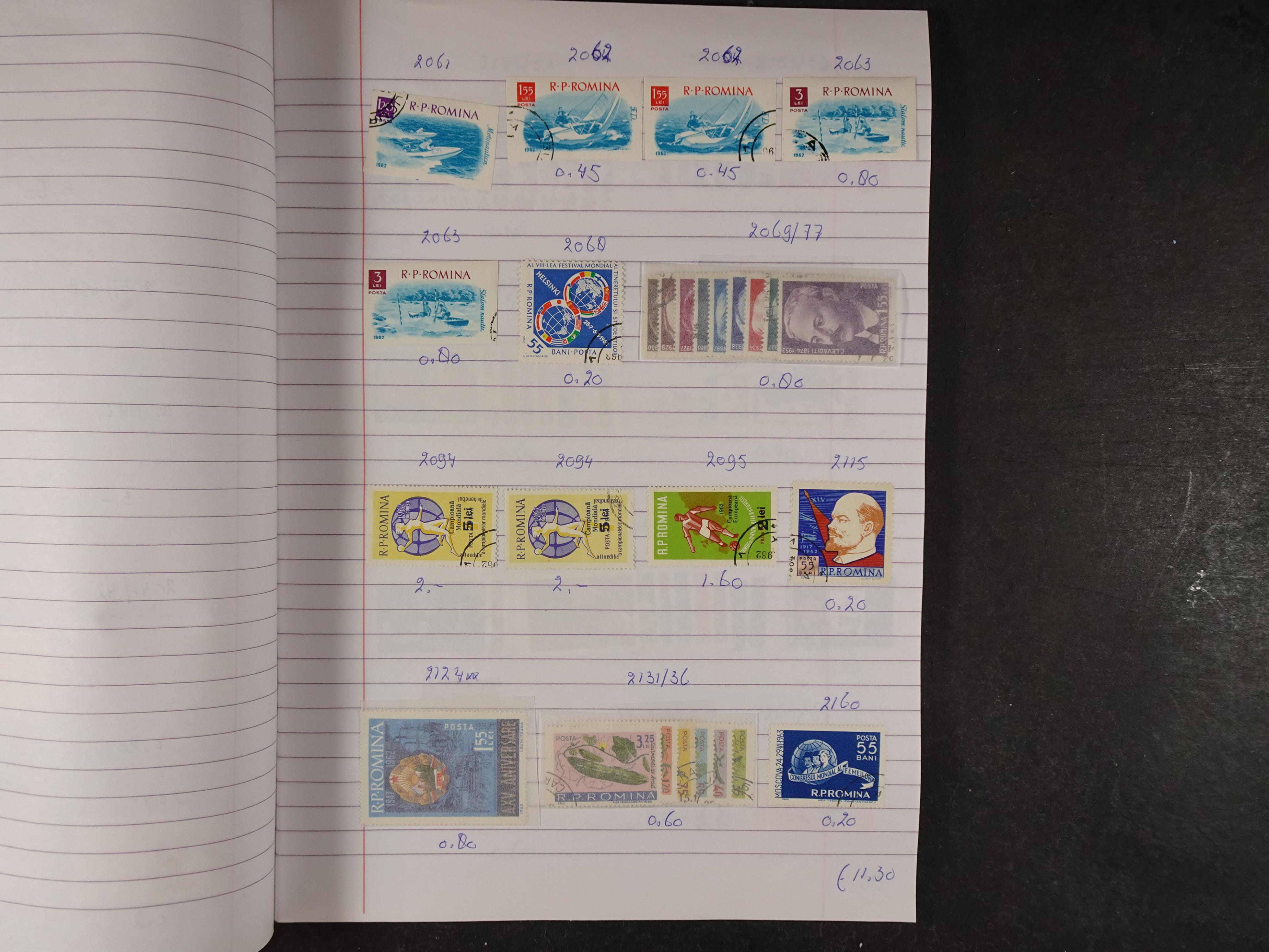 Mooie partij gelopen Rondzendboekjes.
Veel postfris.
Enorme restwaarde 340