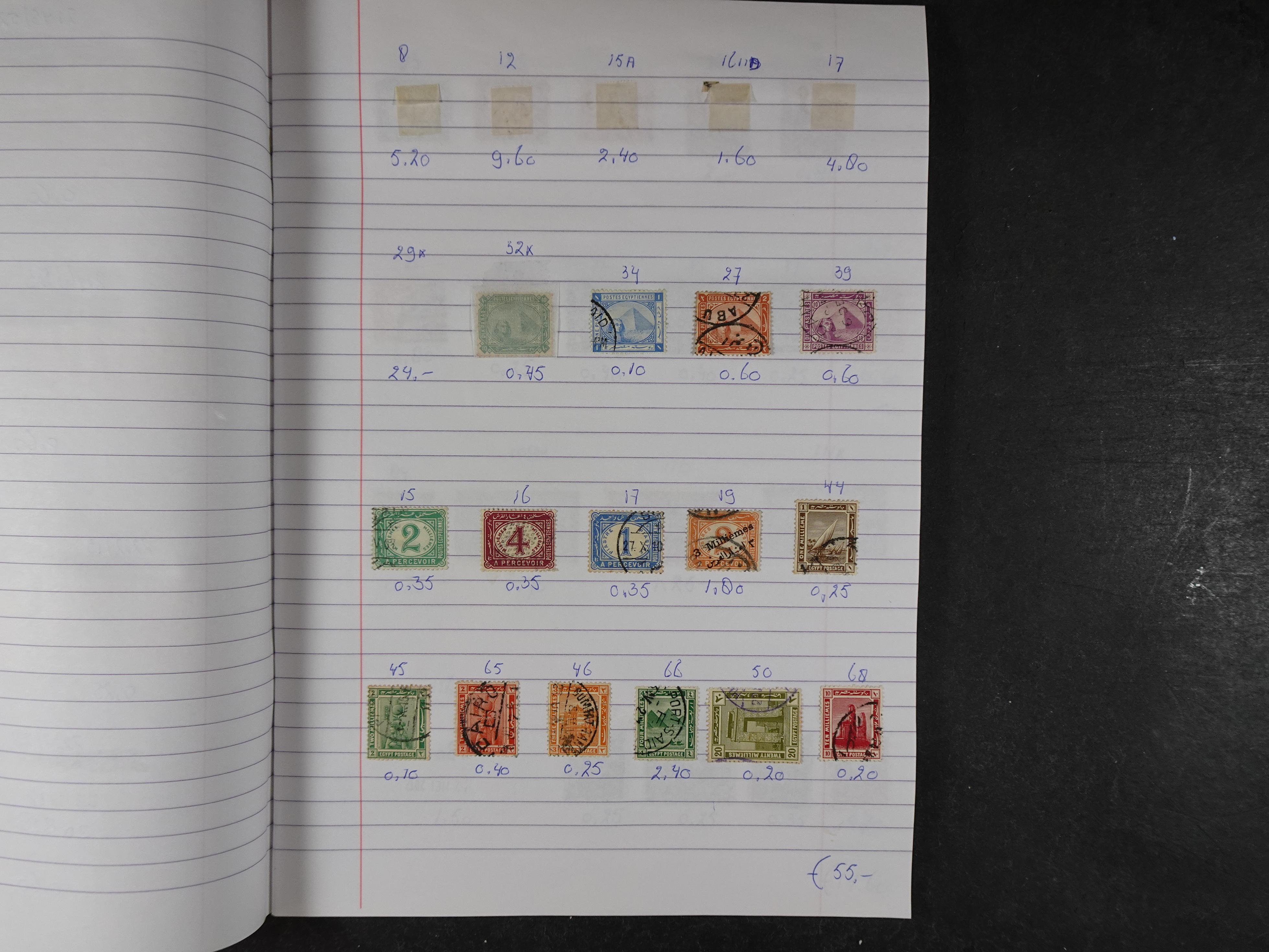 Mooie partij gelopen Rondzendboekjes.
Veel postfris.
Enorme restwaarde 342