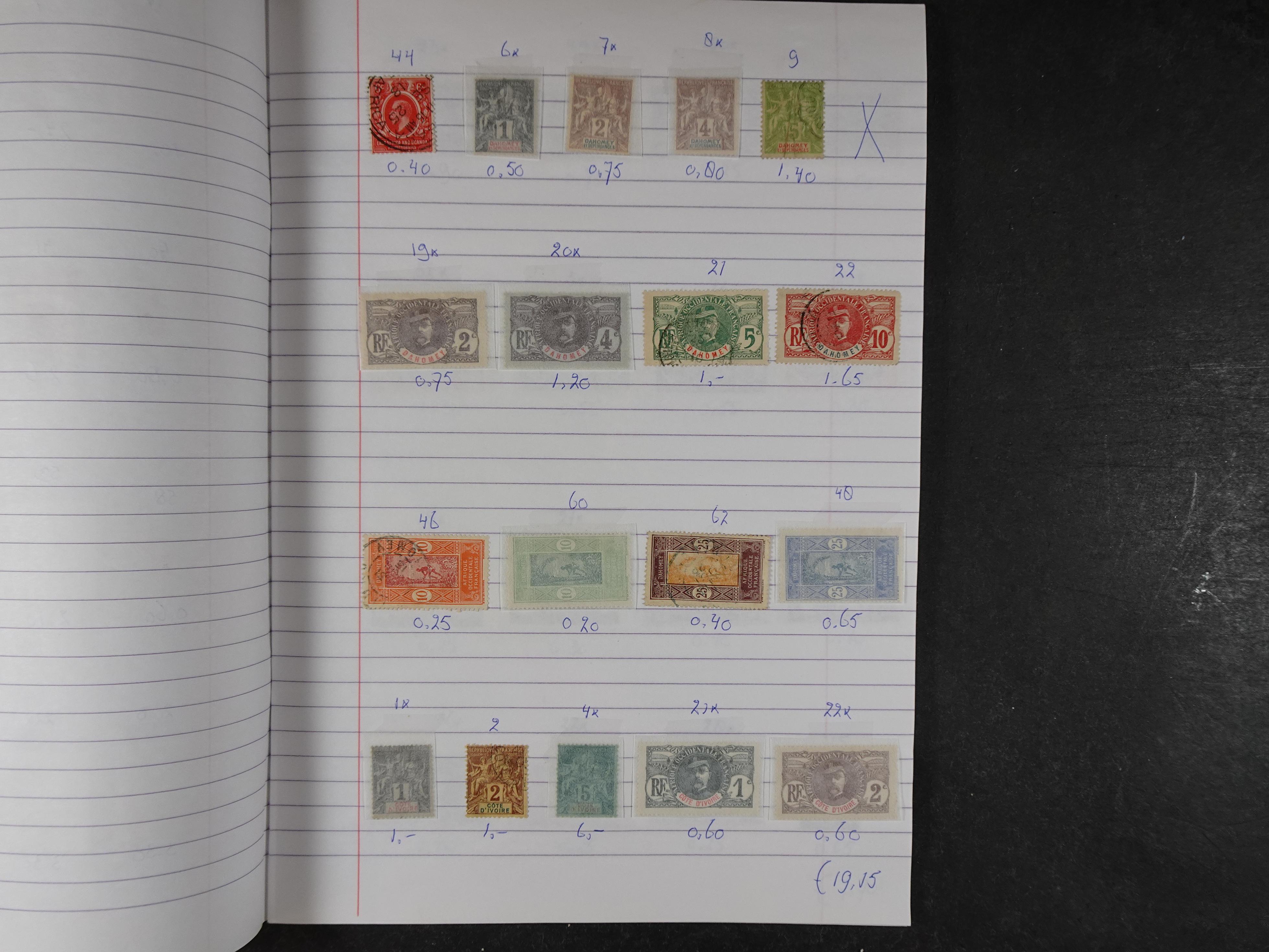 Mooie partij gelopen Rondzendboekjes.
Veel postfris.
Enorme restwaarde 349