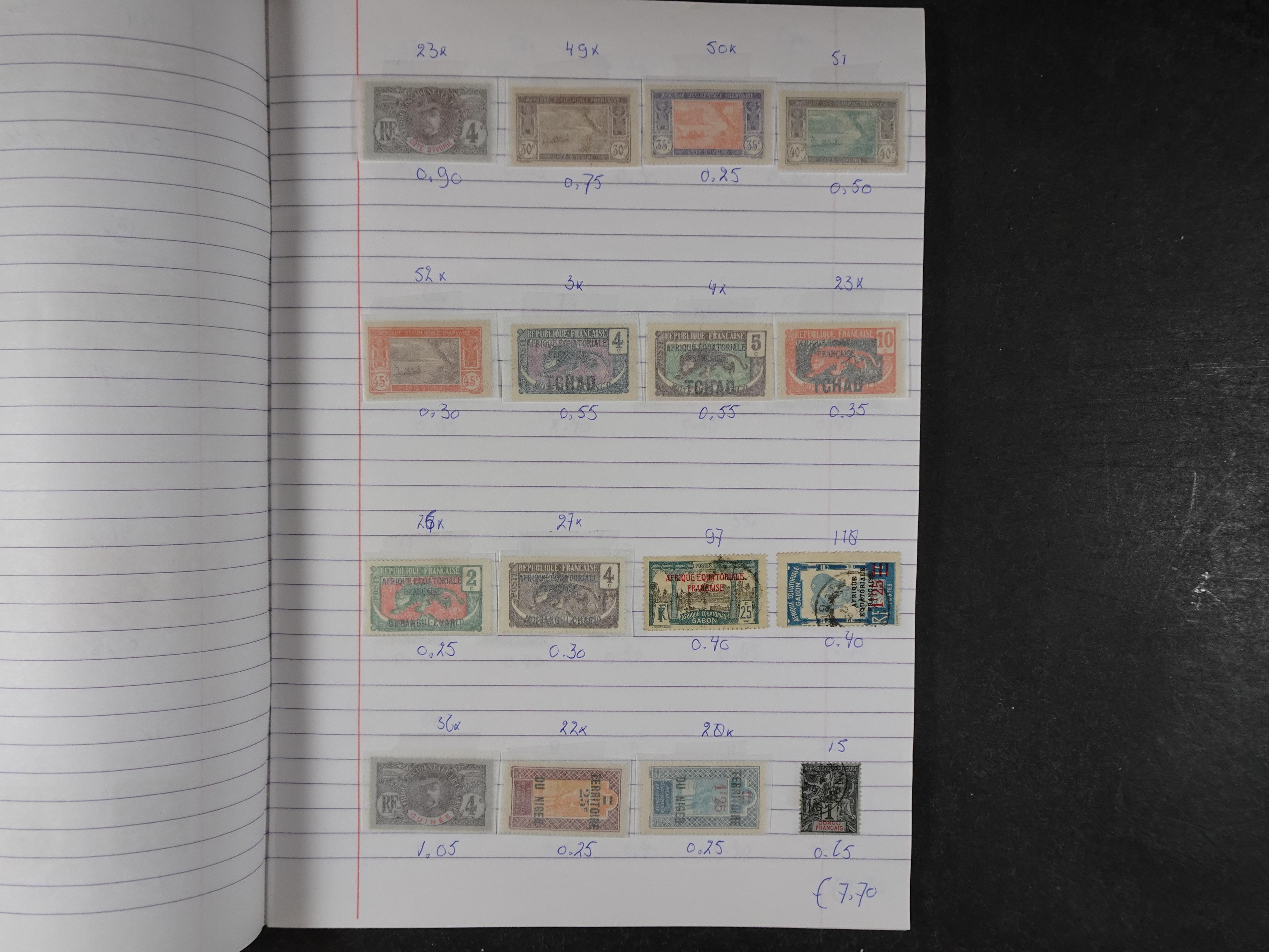 Mooie partij gelopen Rondzendboekjes.
Veel postfris.
Enorme restwaarde 350