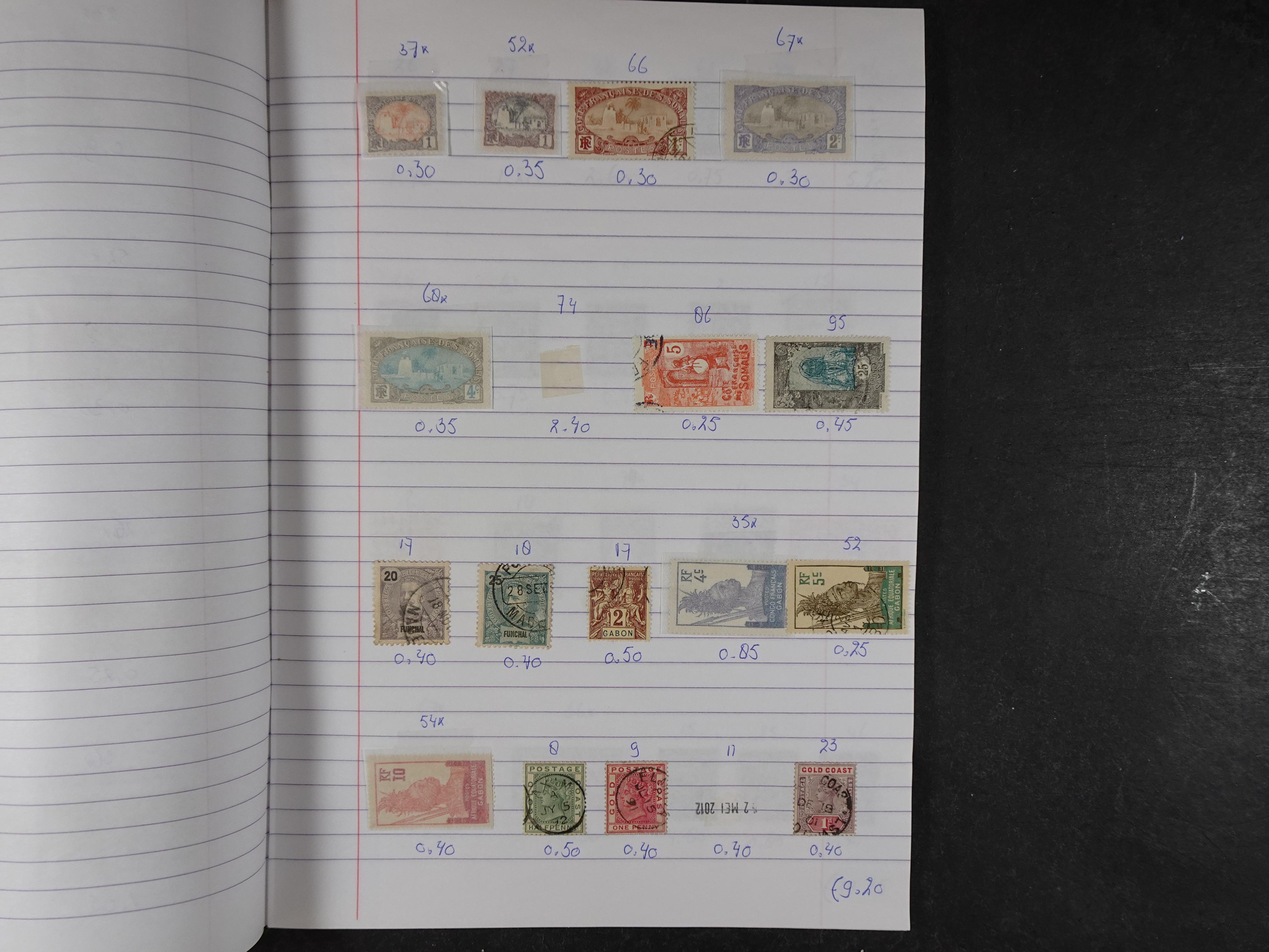 Mooie partij gelopen Rondzendboekjes.
Veel postfris.
Enorme restwaarde 351