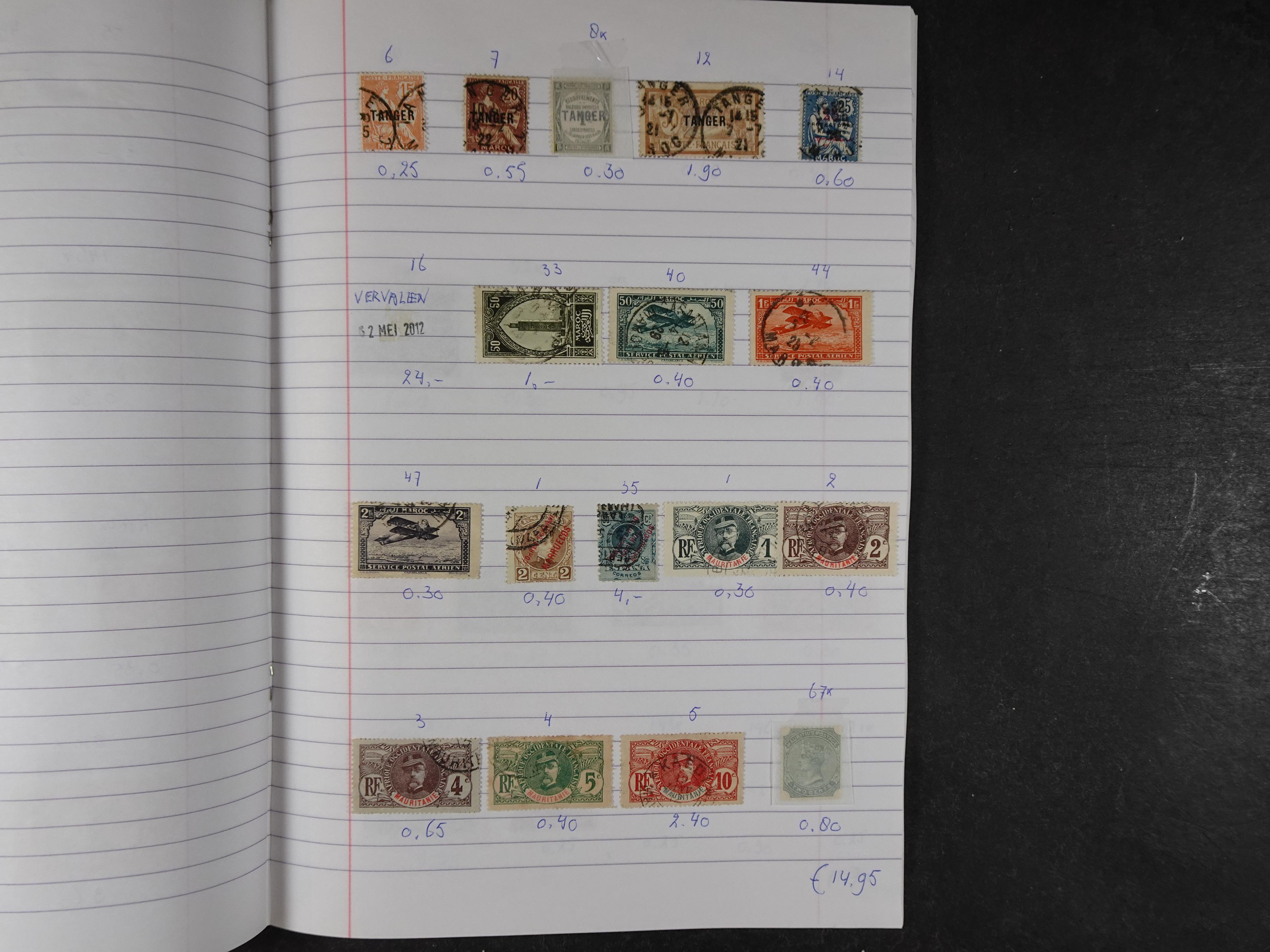 Mooie partij gelopen Rondzendboekjes.
Veel postfris.
Enorme restwaarde 356