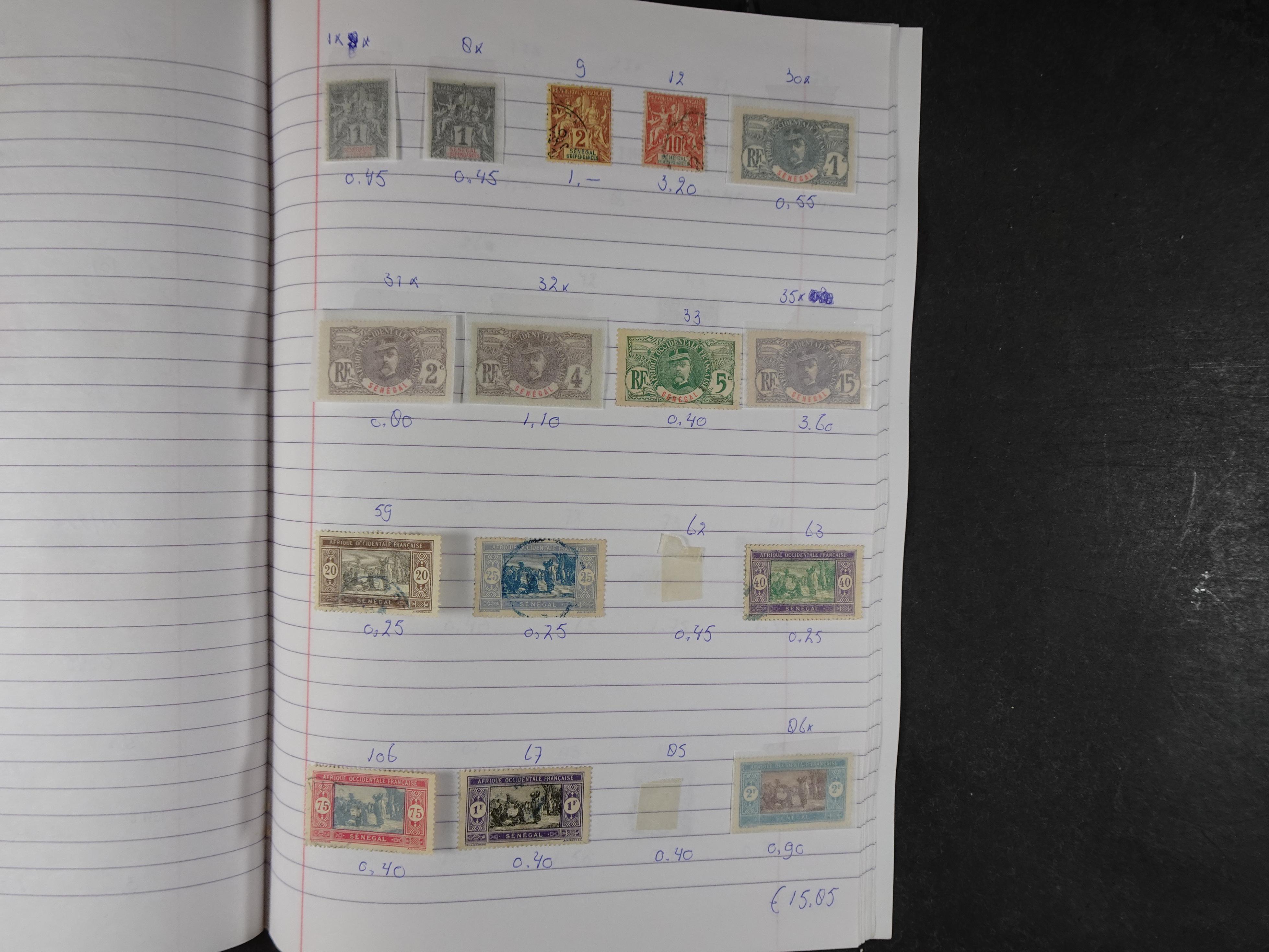 Mooie partij gelopen Rondzendboekjes.
Veel postfris.
Enorme restwaarde 363