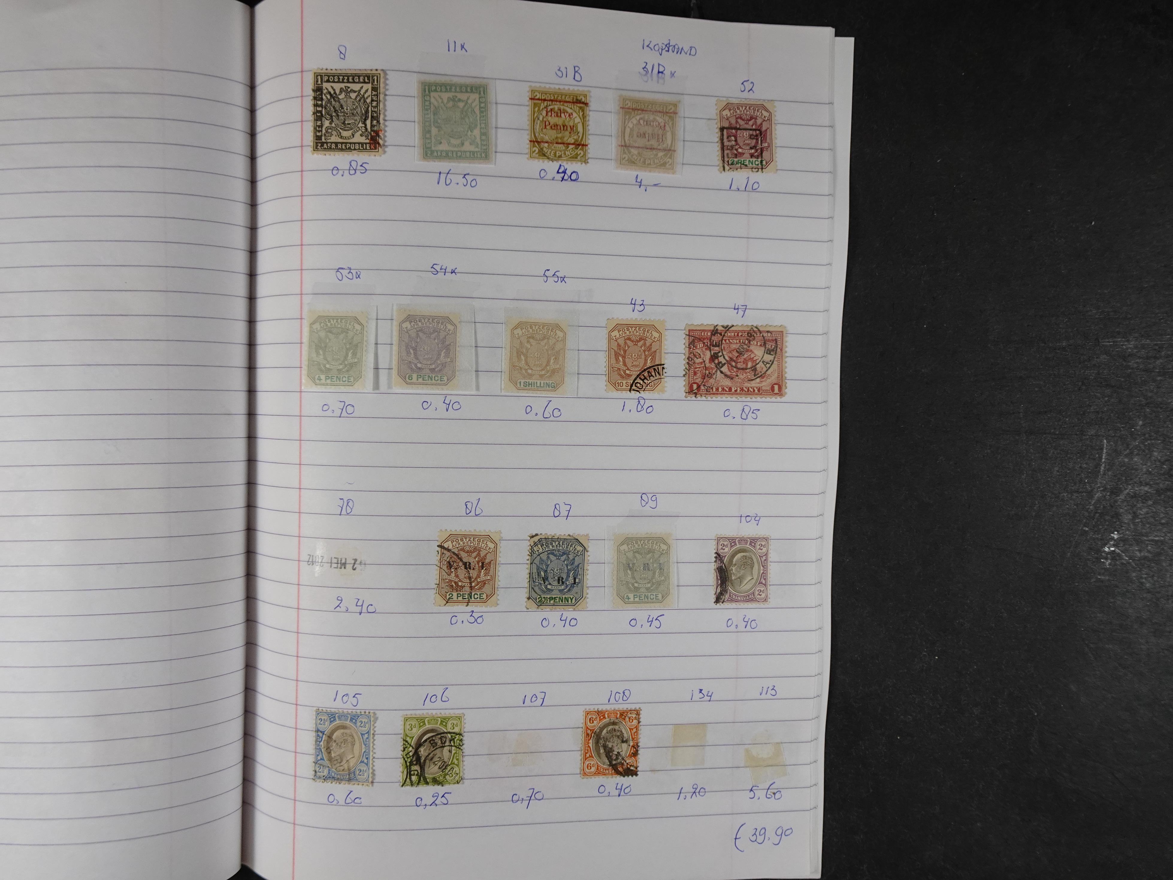 Mooie partij gelopen Rondzendboekjes.
Veel postfris.
Enorme restwaarde 367