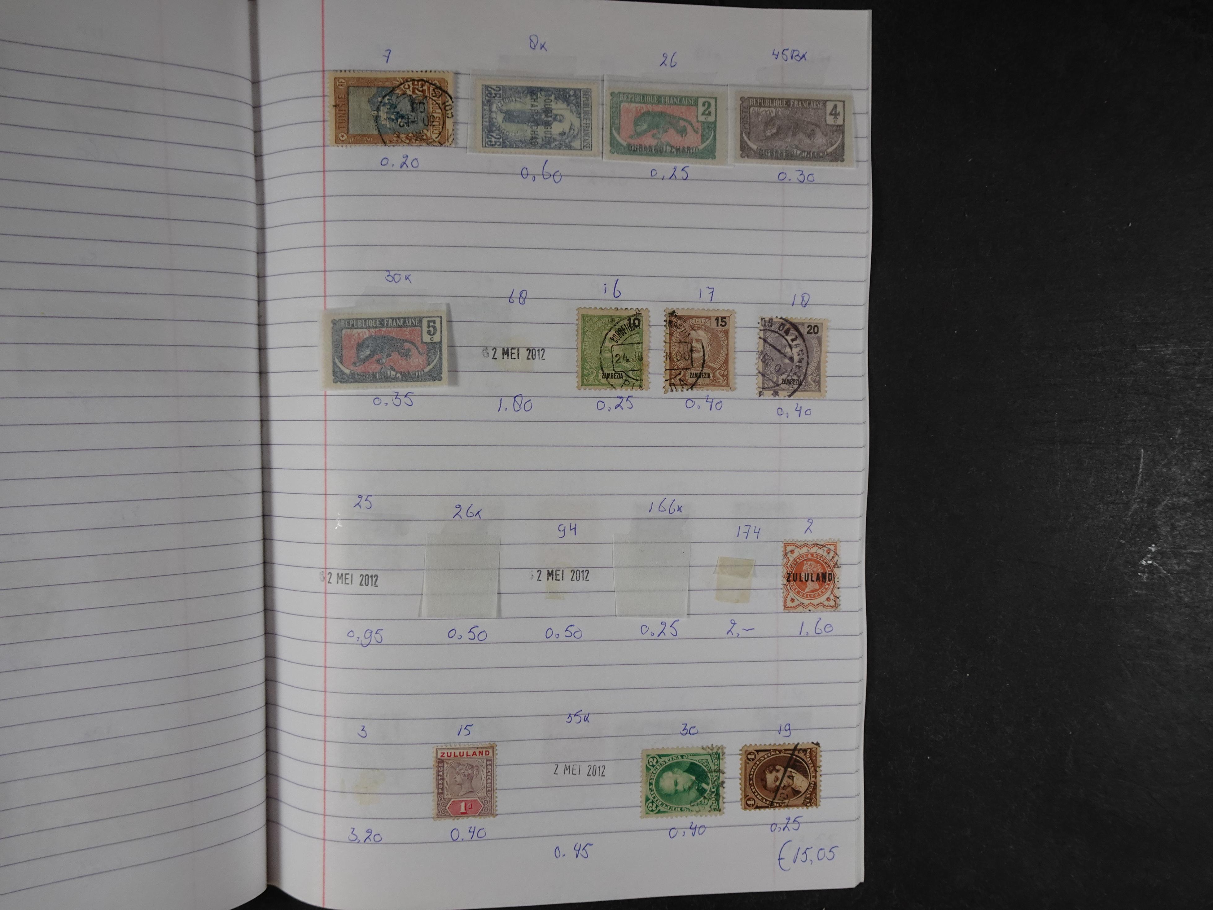 Mooie partij gelopen Rondzendboekjes.
Veel postfris.
Enorme restwaarde 369