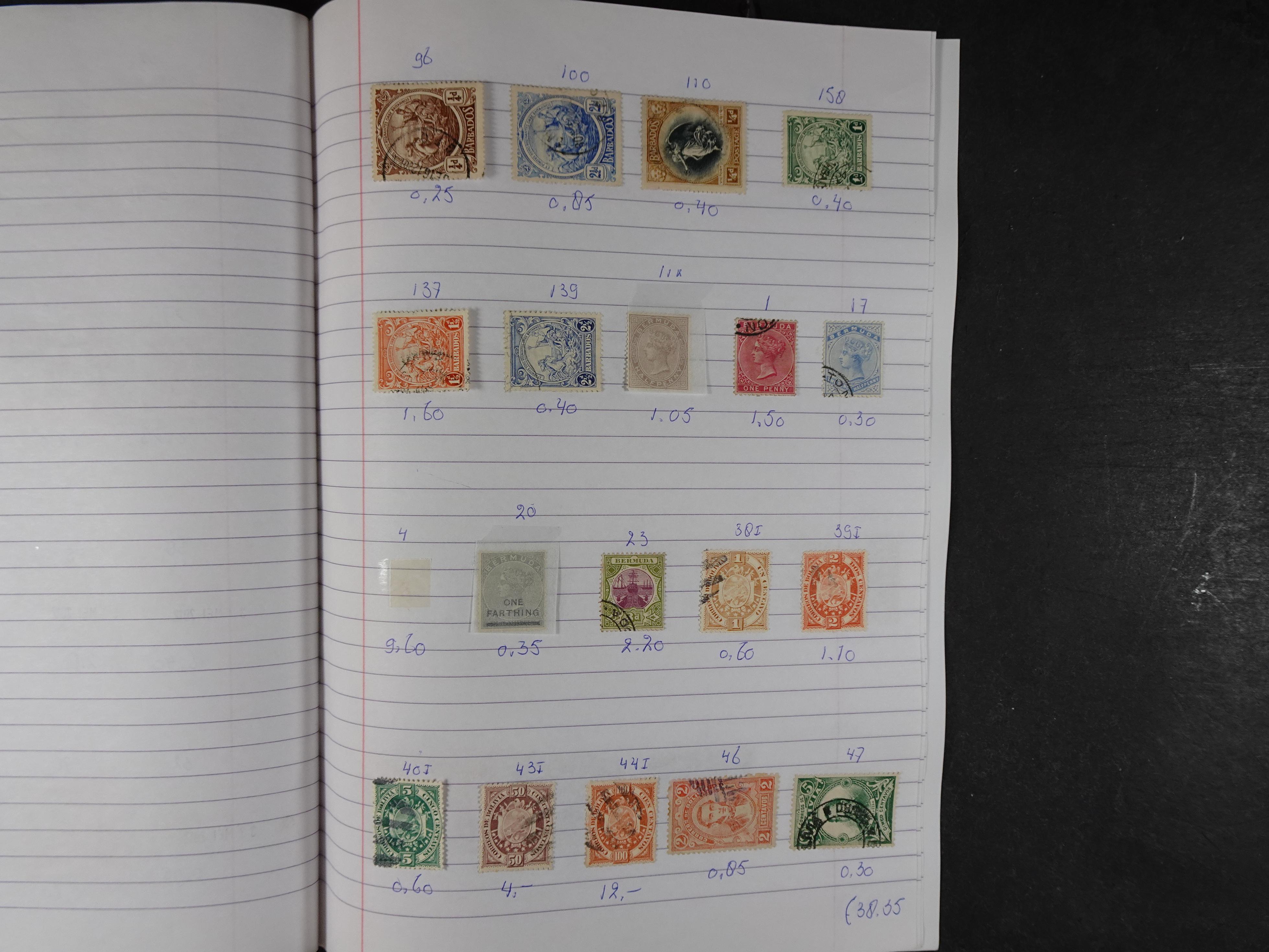 Mooie partij gelopen Rondzendboekjes.
Veel postfris.
Enorme restwaarde 372