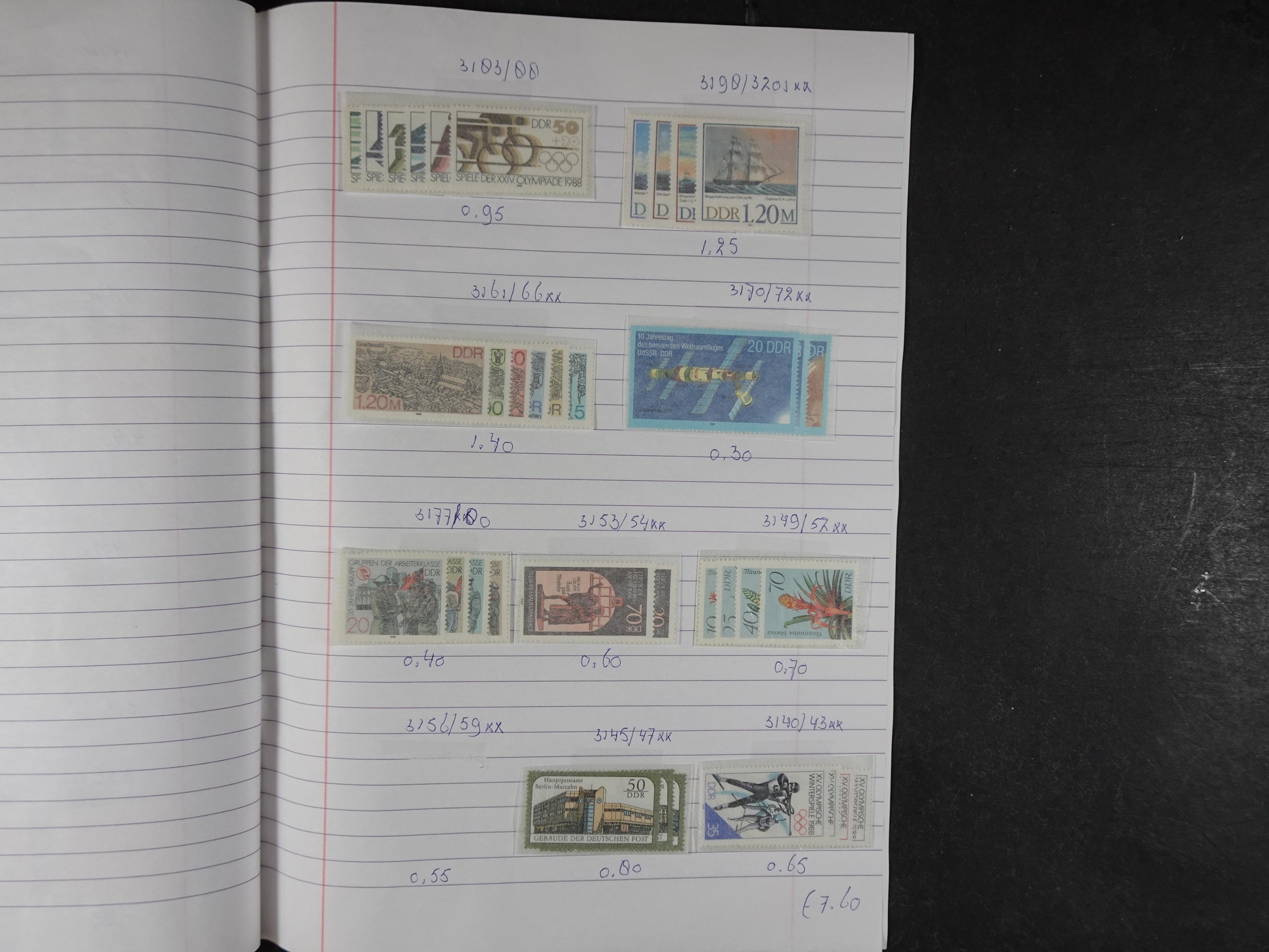 Mooie partij gelopen Rondzendboekjes.
Veel postfris.
Enorme restwaarde 413