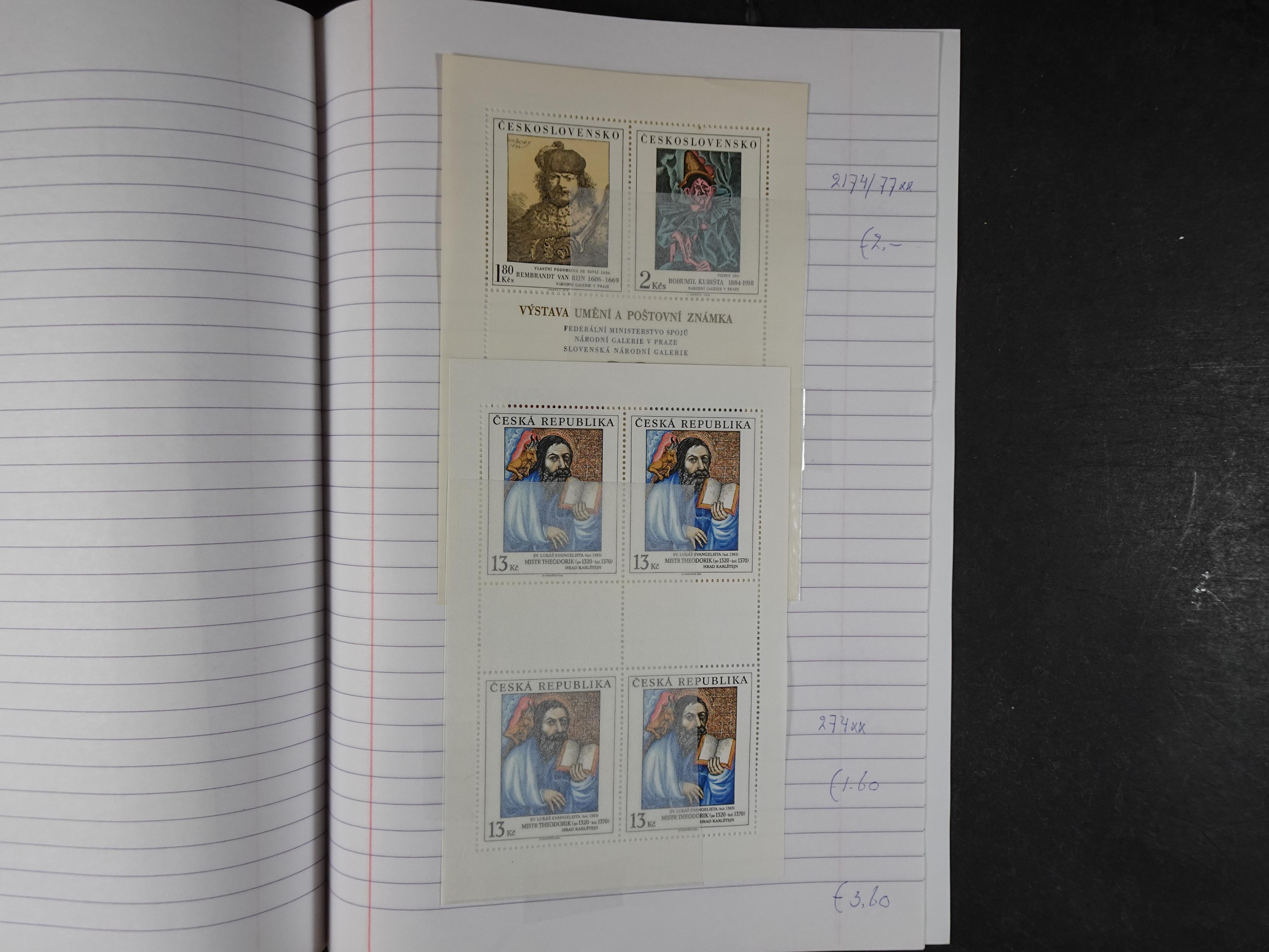 Mooie partij gelopen Rondzendboekjes.
Veel postfris.
Enorme restwaarde 425