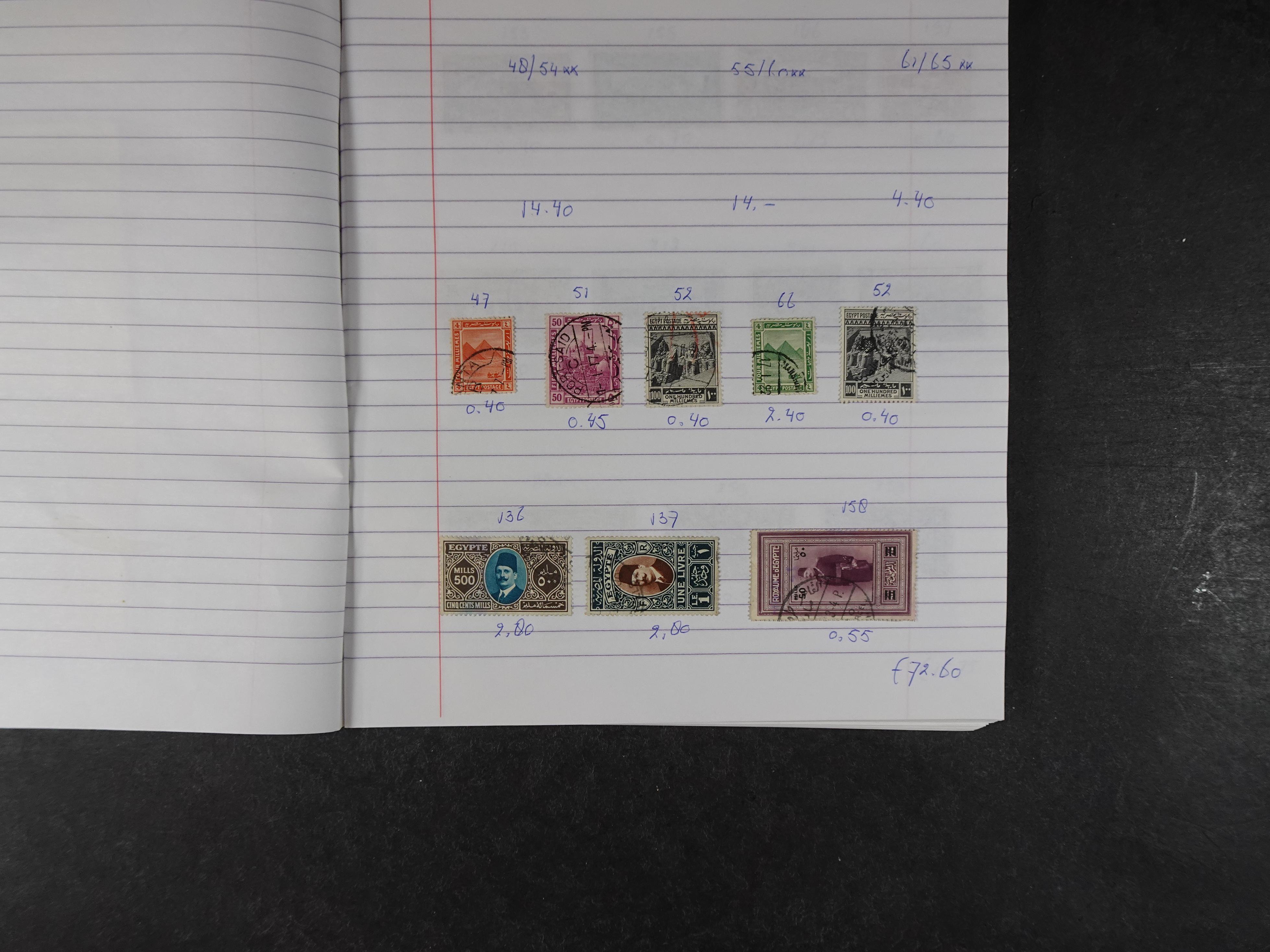 Mooie partij gelopen Rondzendboekjes.
Veel postfris.
Enorme restwaarde 430