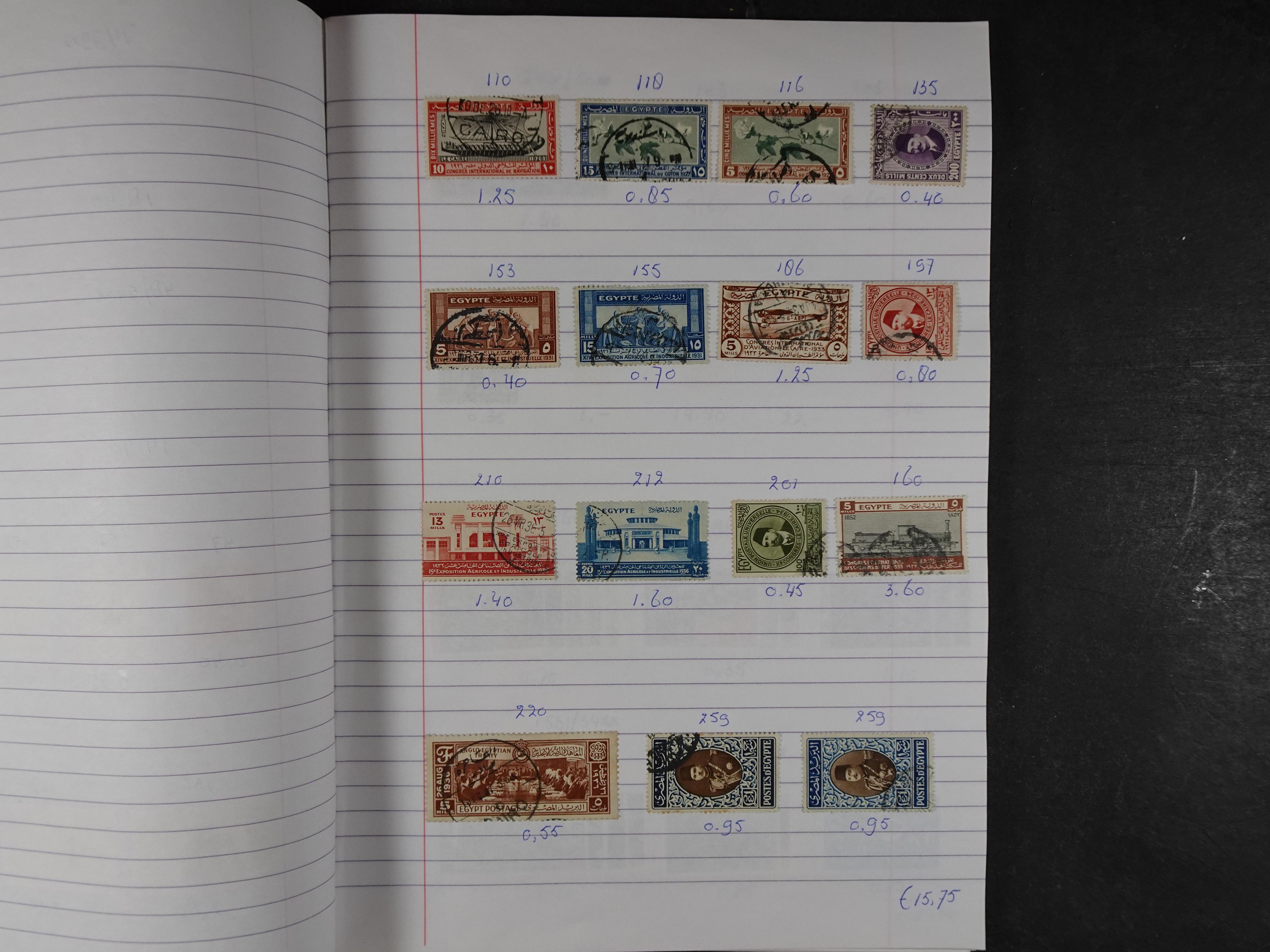 Mooie partij gelopen Rondzendboekjes.
Veel postfris.
Enorme restwaarde 431