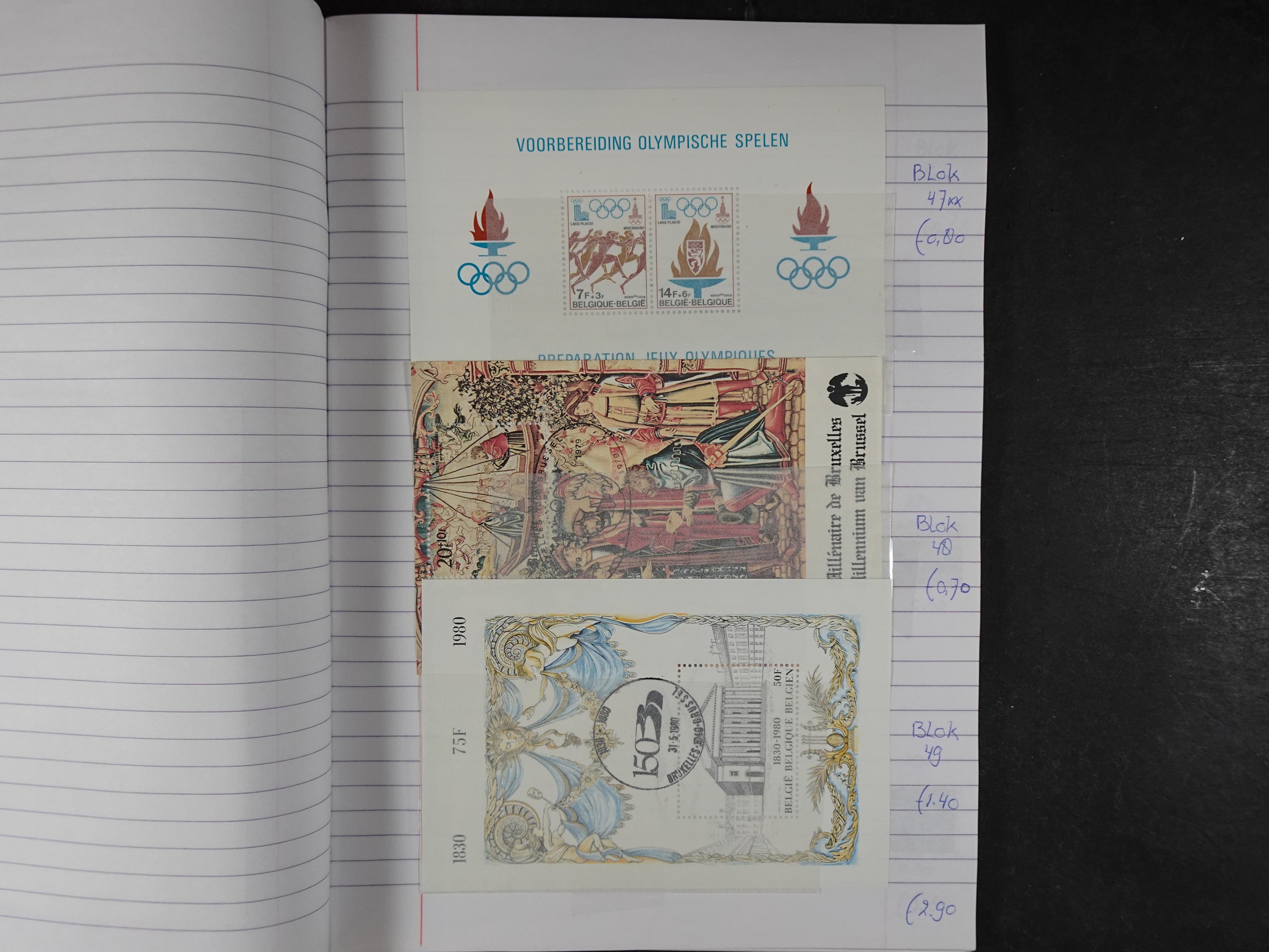 Mooie partij gelopen Rondzendboekjes.
Veel postfris.
Enorme restwaarde 437