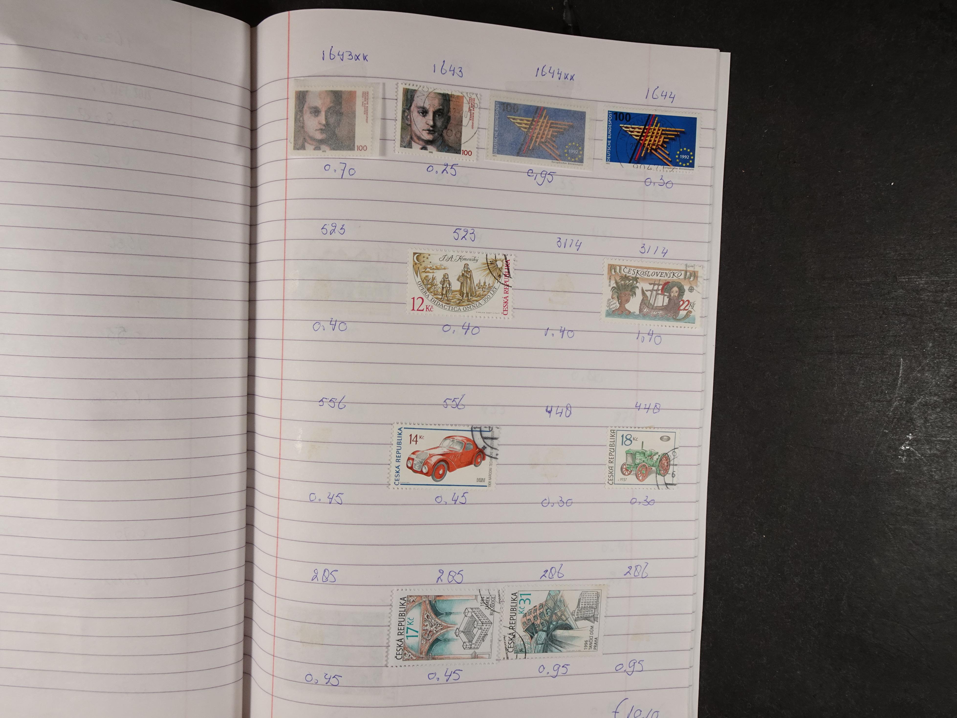 Mooie partij gelopen Rondzendboekjes.
Veel postfris.
Enorme restwaarde 459