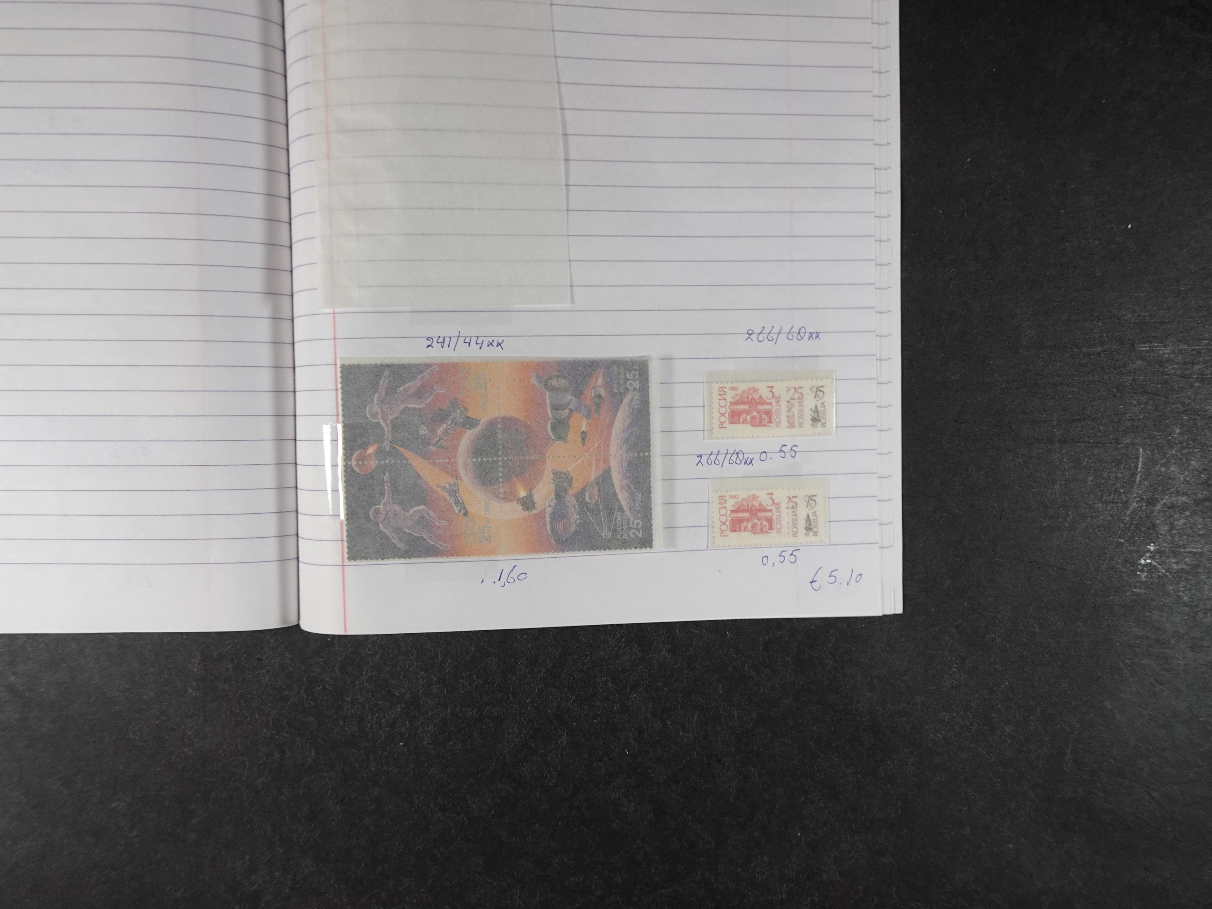 Mooie partij gelopen Rondzendboekjes.
Veel postfris.
Enorme restwaarde 493